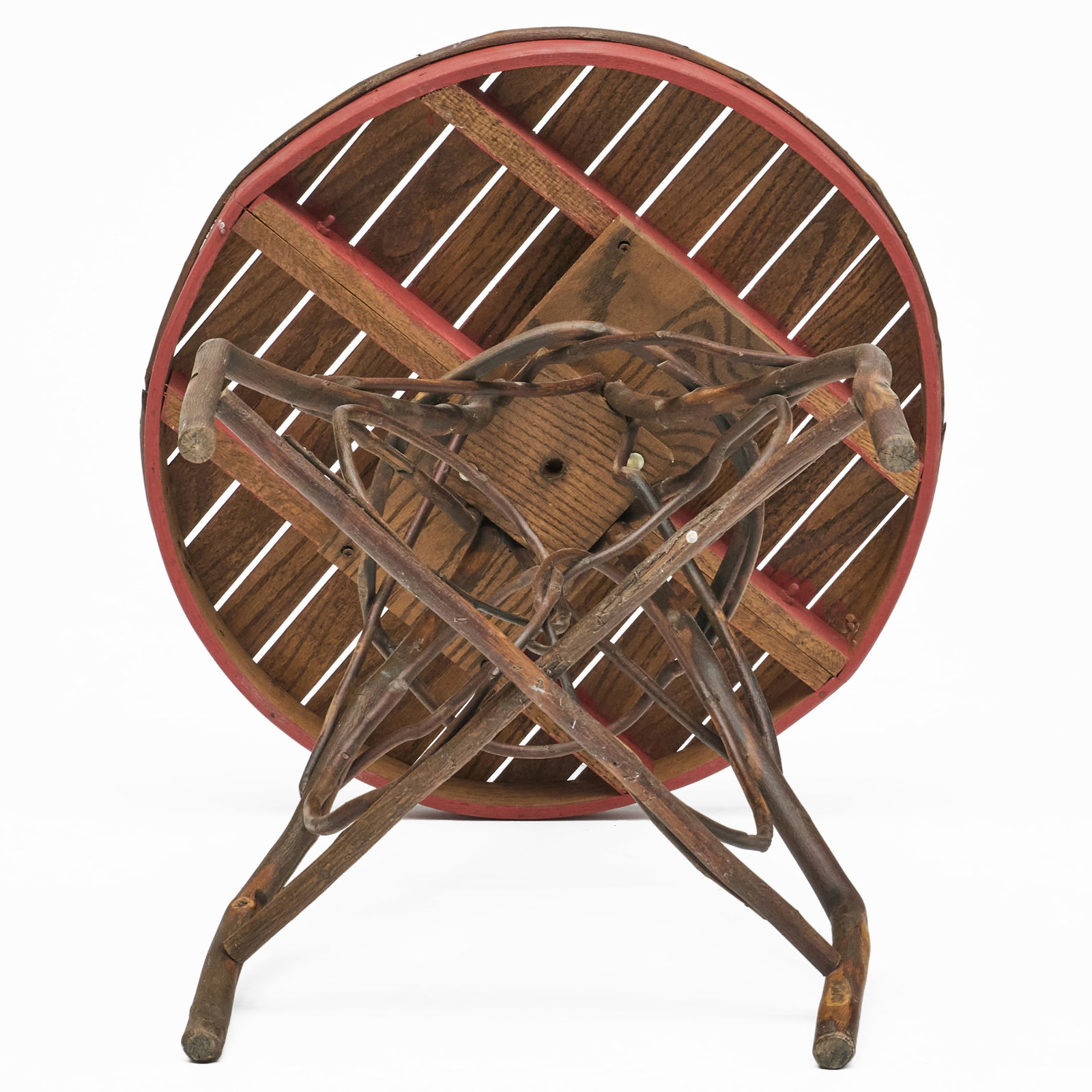 American Rustic and Painted Twig Table - 7