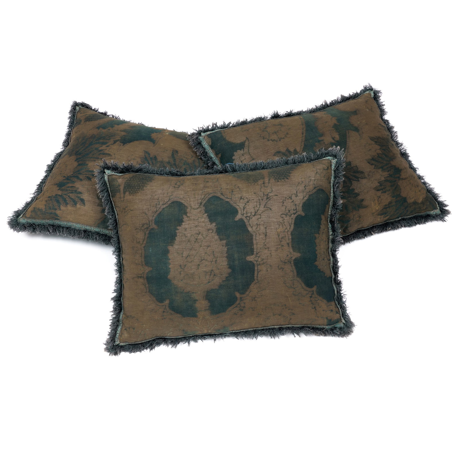 Three Glazed Linen Pillows (1 of 7)