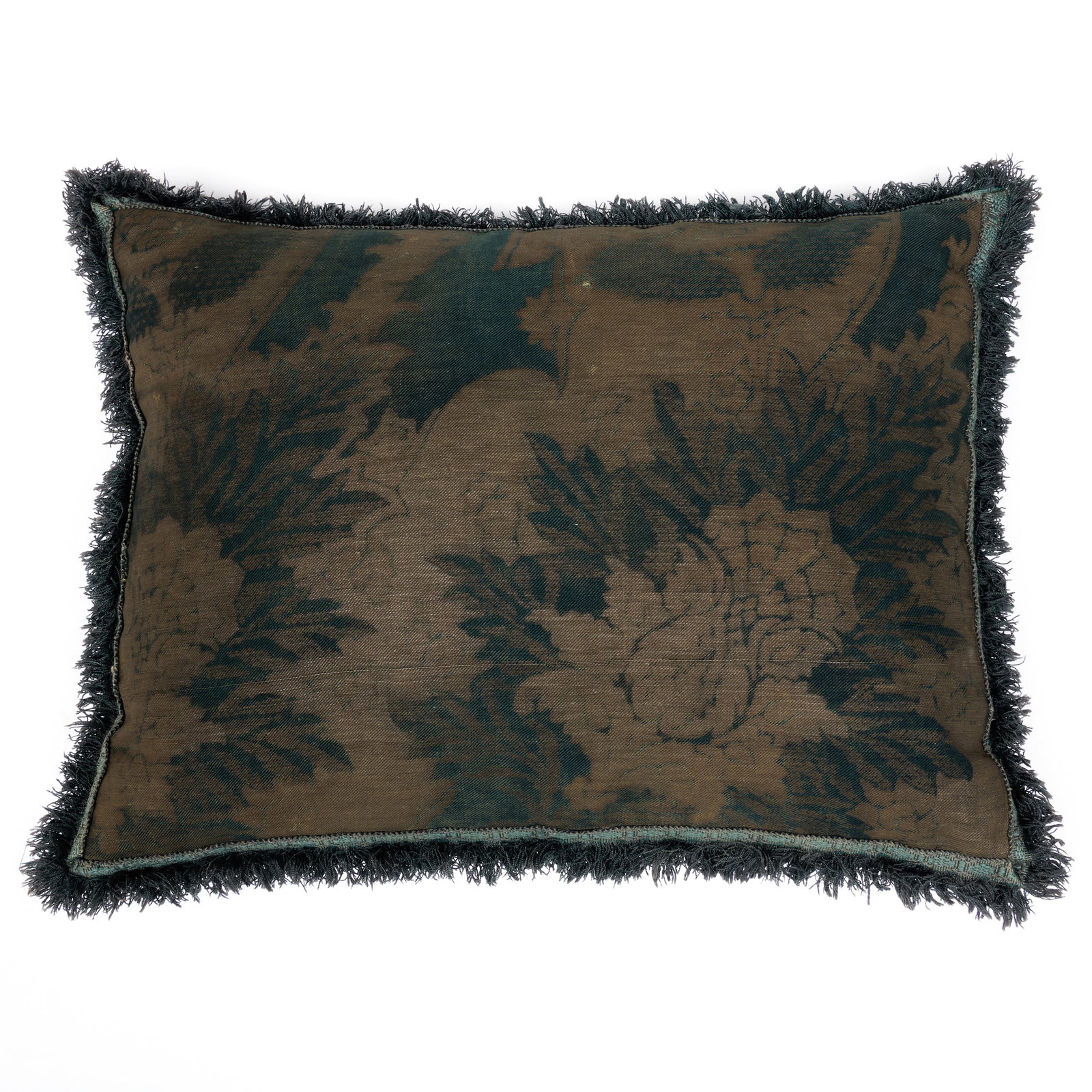 Three Glazed Linen Pillows - 2