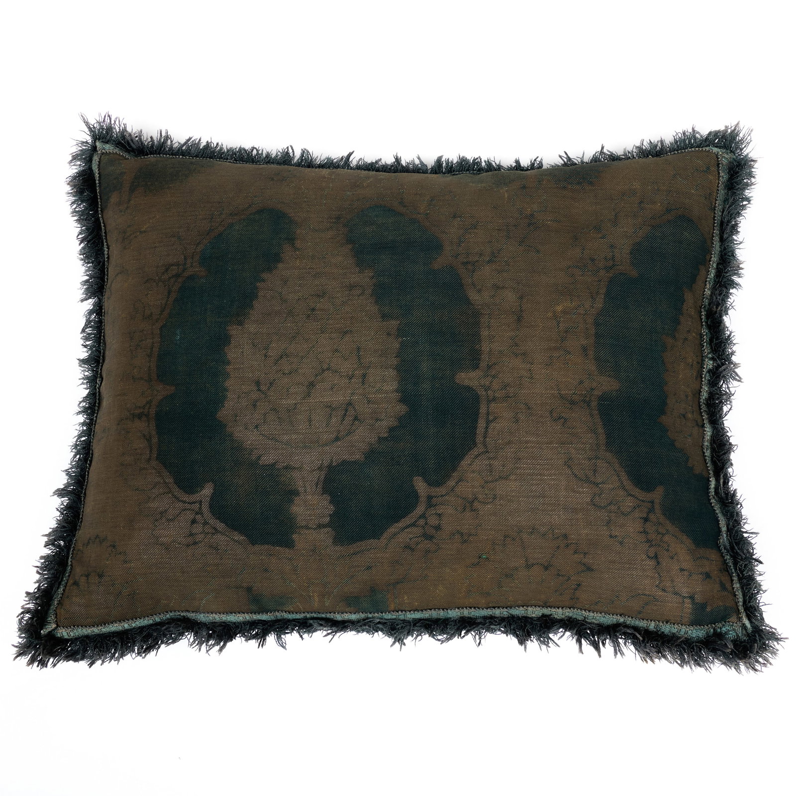 Three Glazed Linen Pillows - 4