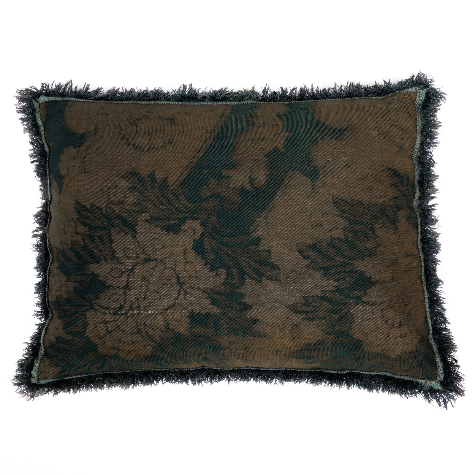 Three Glazed Linen Pillows - 6