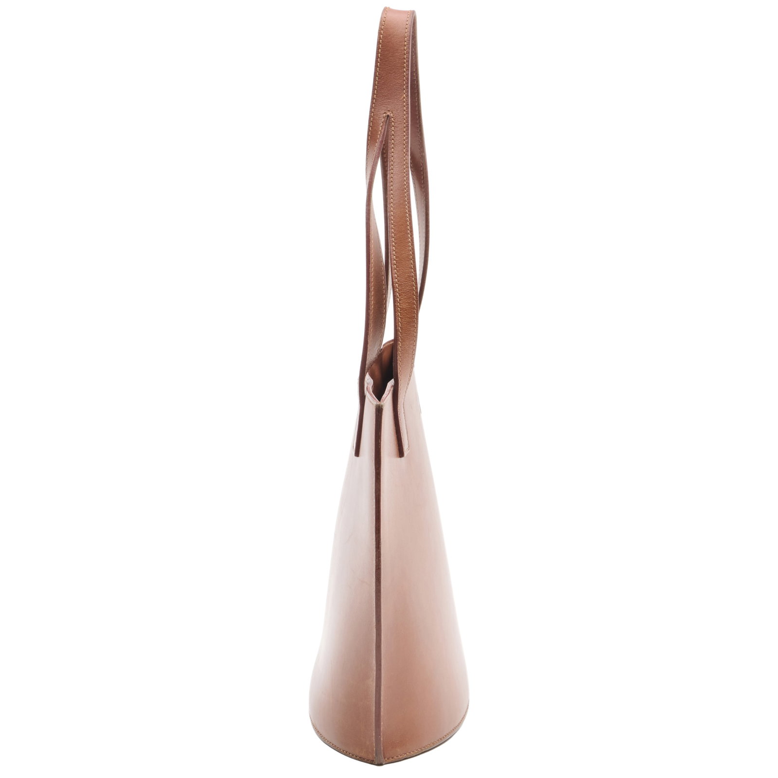 Hermes Brown Leather Bag - 4