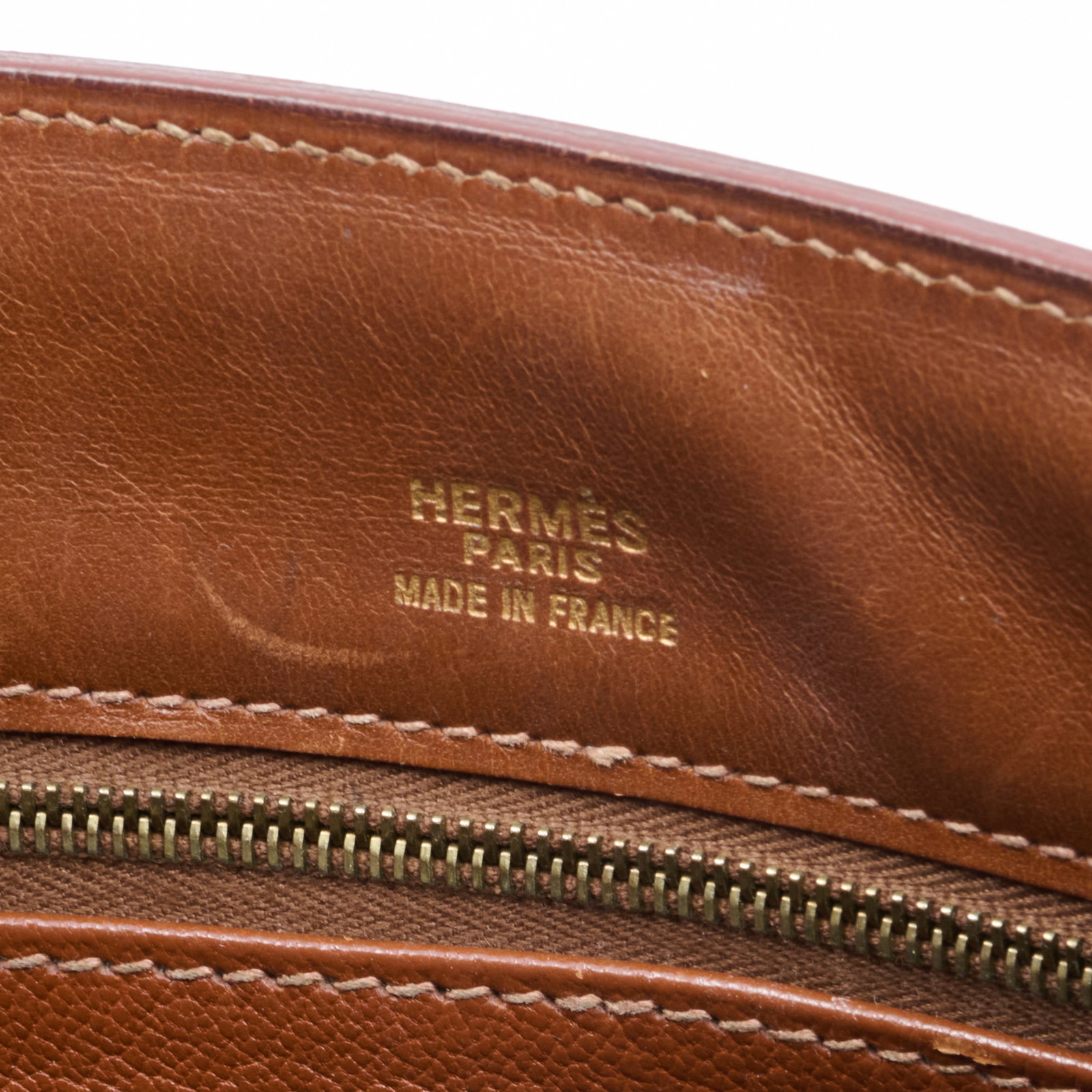 Hermes Brown Leather Bag - 5