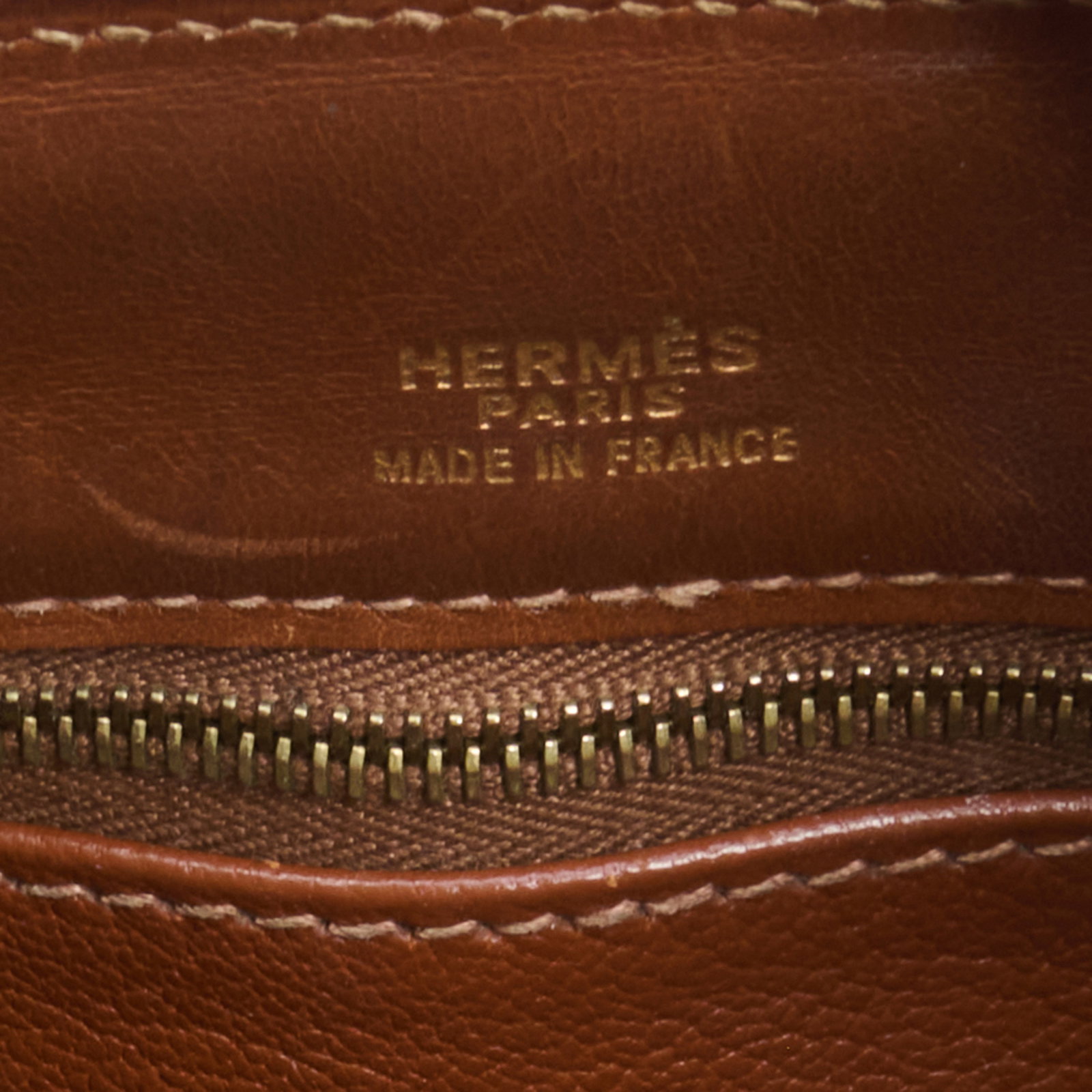 Hermes Brown Leather Bag - 6