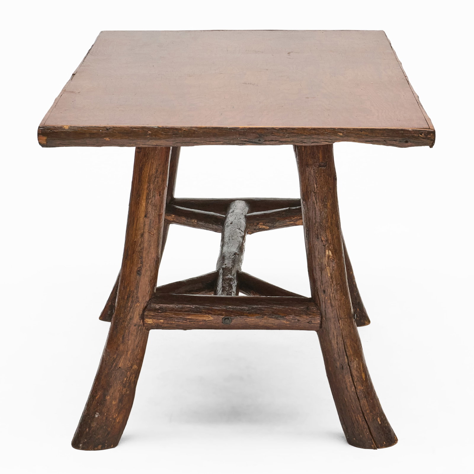 American Rustic Pine Rectangular Table - 3