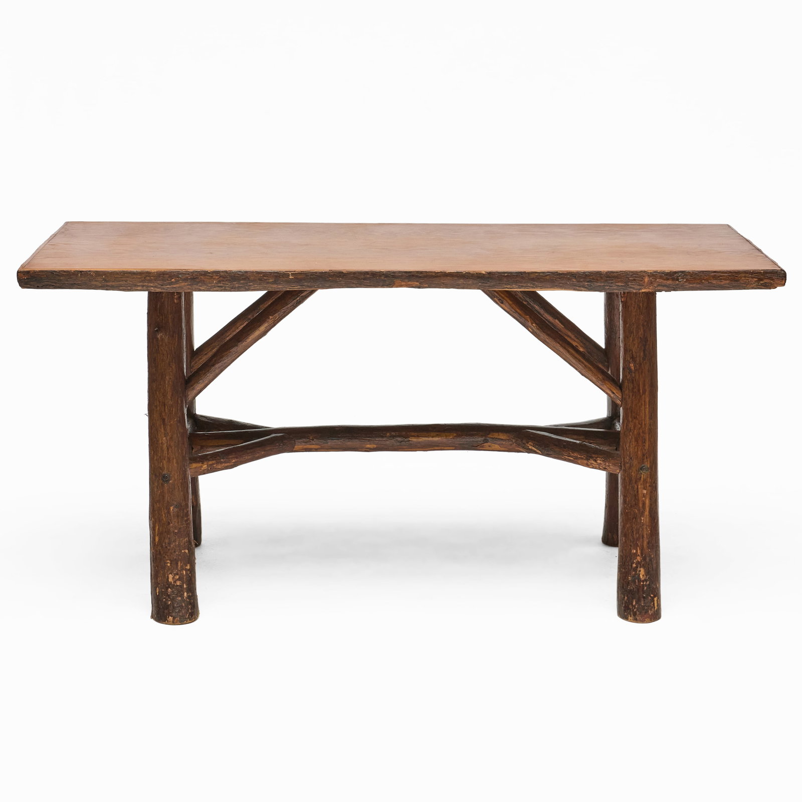 American Rustic Pine Rectangular Table - 4
