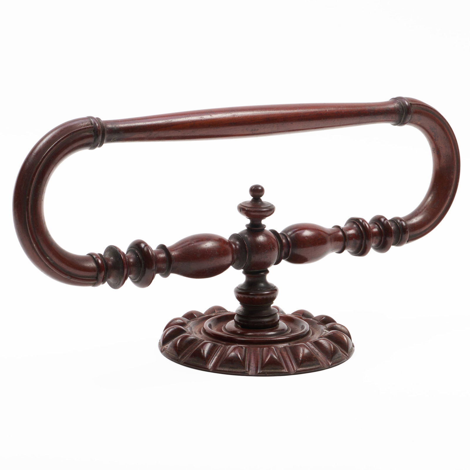 English Mahogany Towel Rack (1 of 7)