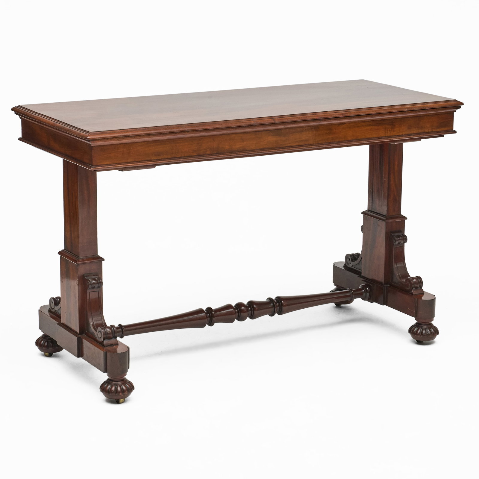 William IV Three-Tier Mahogany Metamorphic Table: William IV Three-Tier Mahogany Metamorphic Table 42 x 4 ft. 2 x 21 1/2 in. Collection of Nancy McClelland.