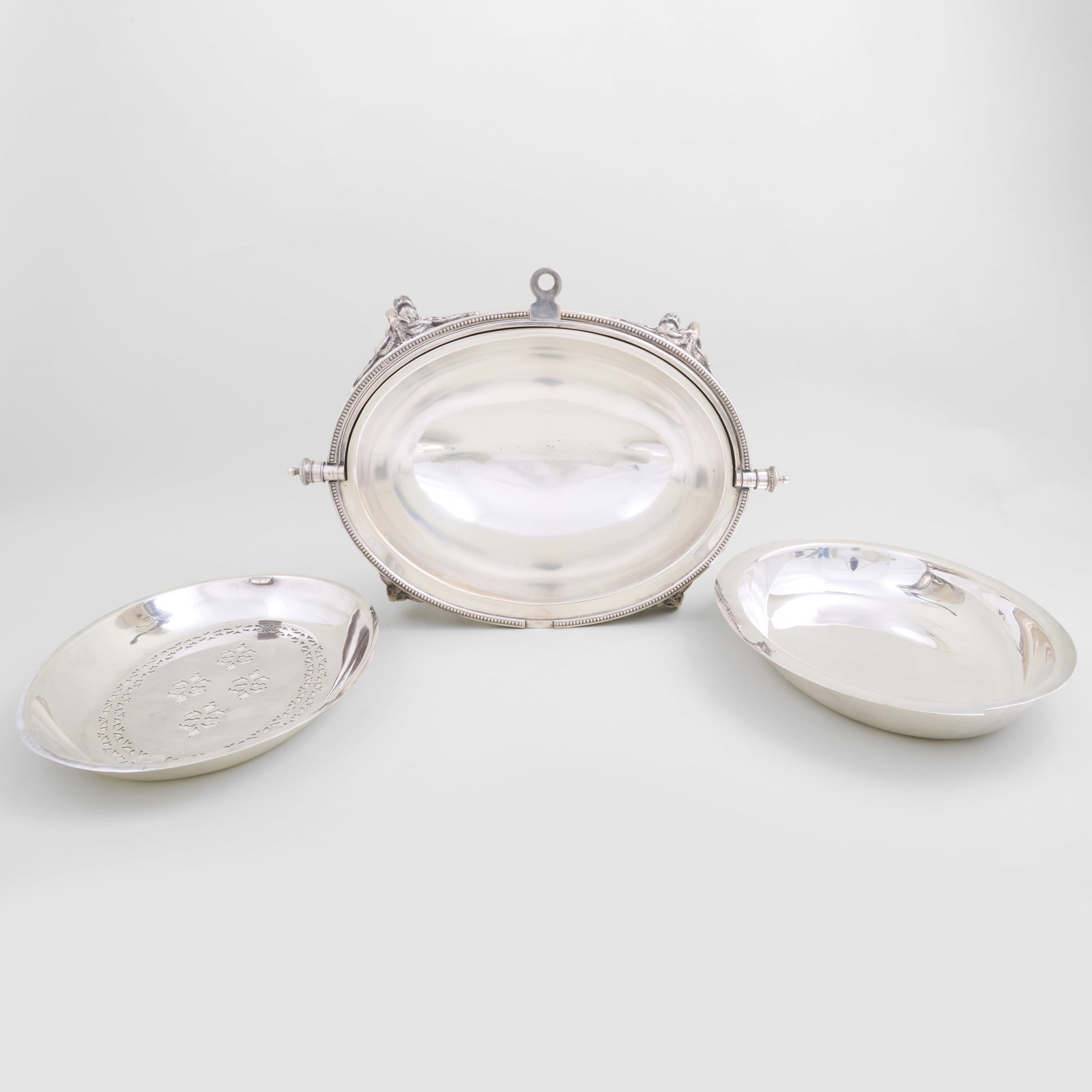 Silver Plate Bun Warmer - 14