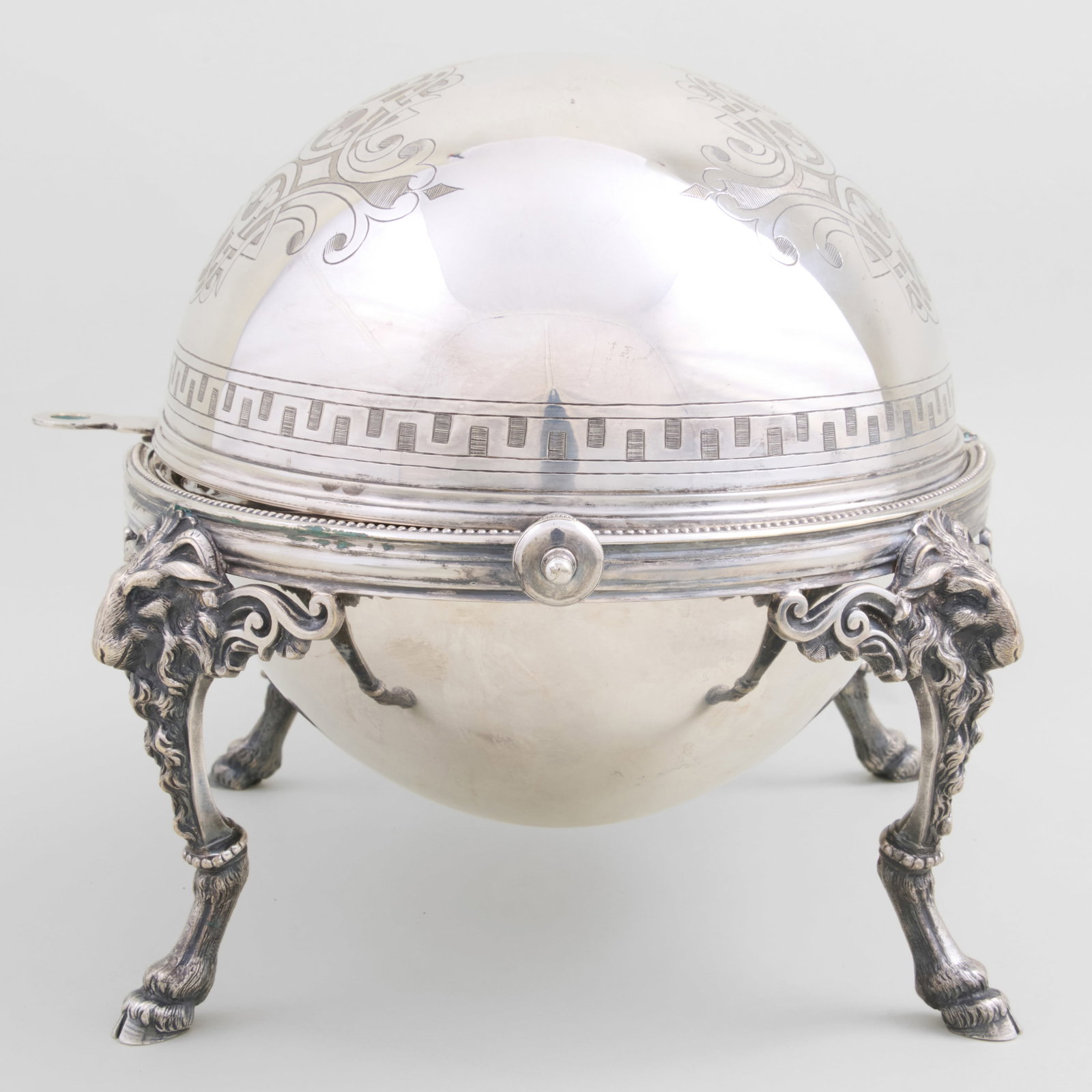Silver Plate Bun Warmer - 2