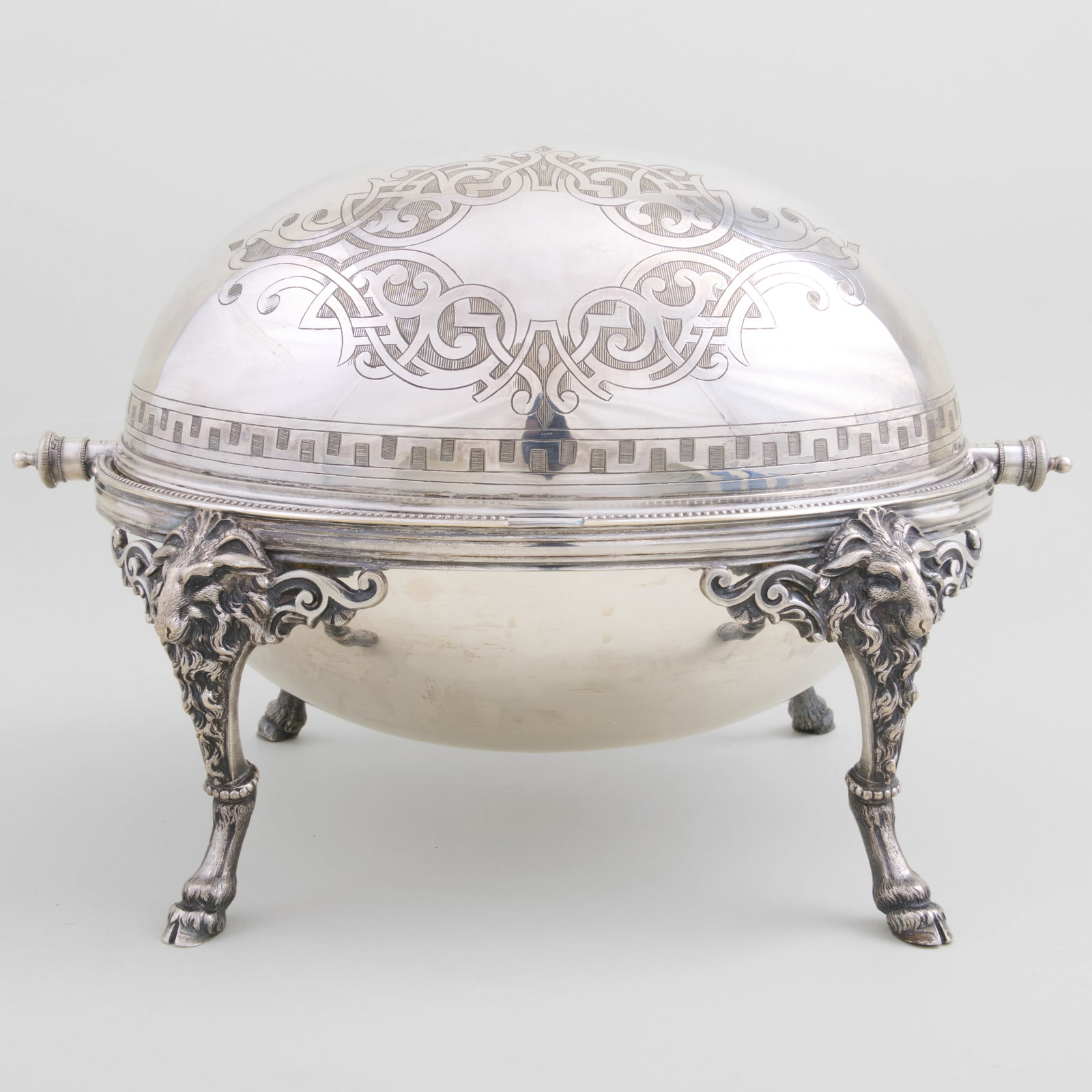 Silver Plate Bun Warmer - 3