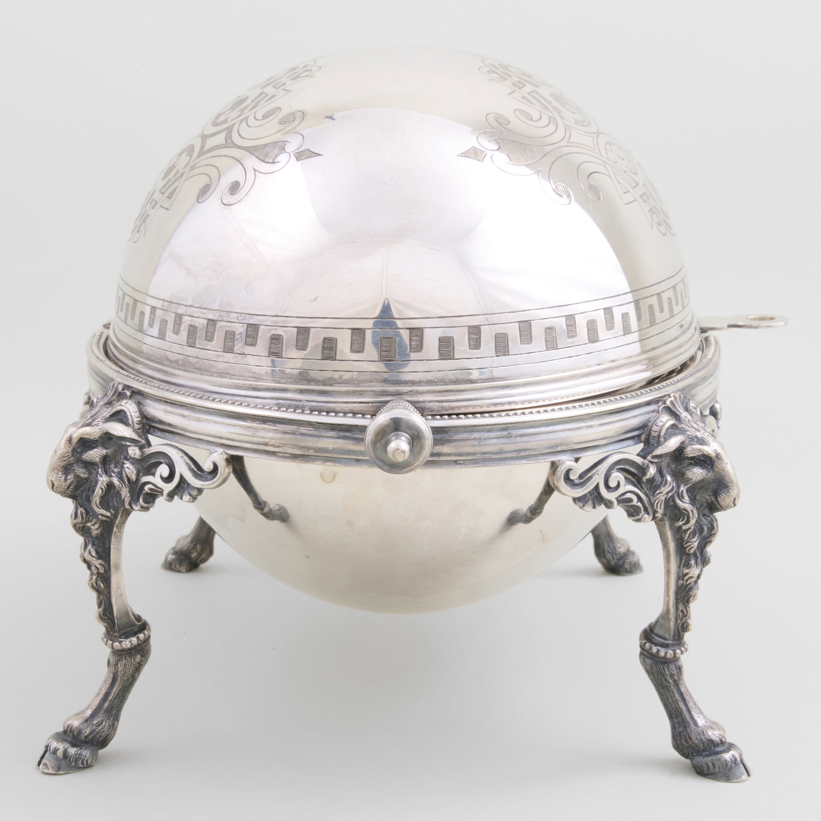 Silver Plate Bun Warmer - 4