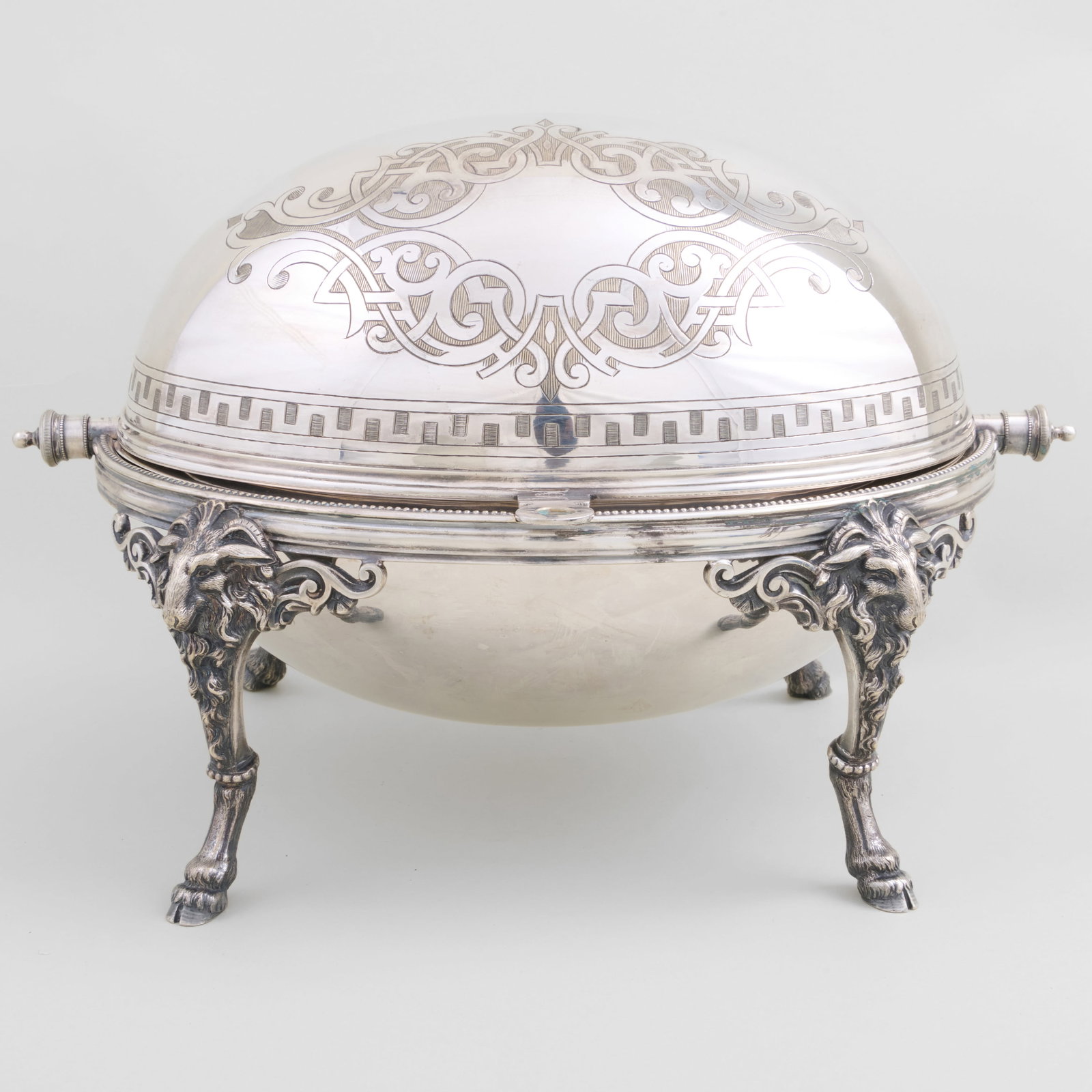 Silver Plate Bun Warmer - 5