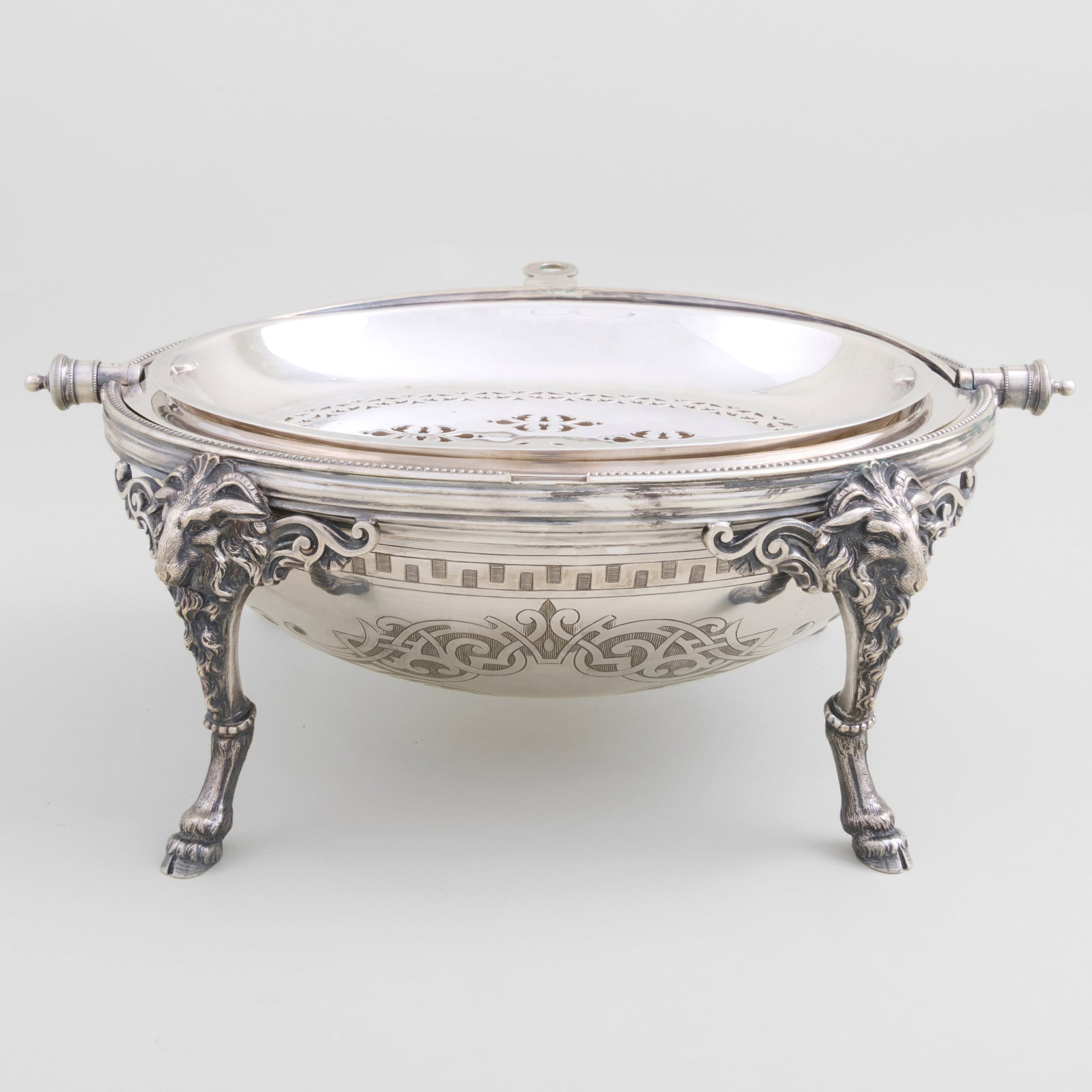 Silver Plate Bun Warmer - 6