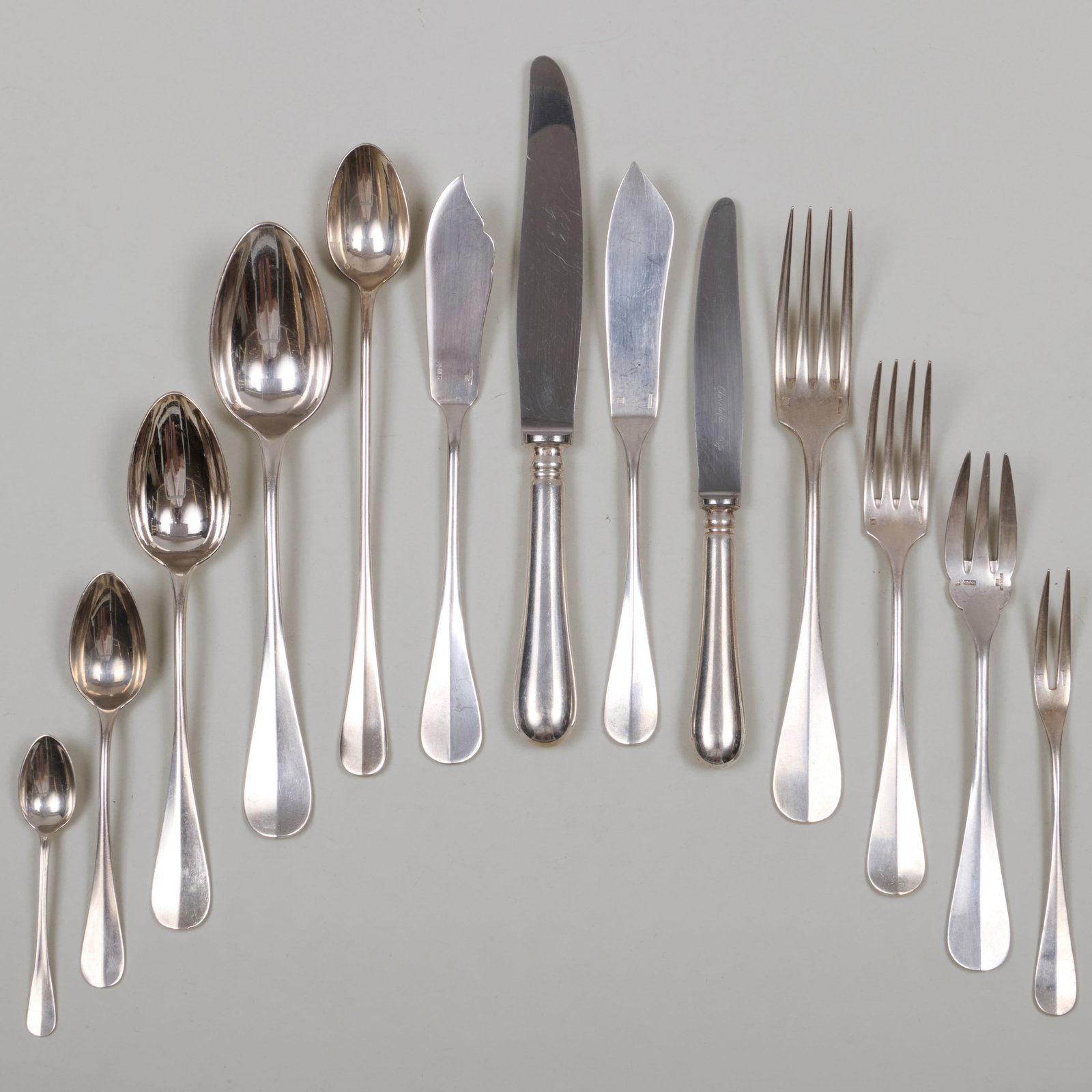 Assembled Christofle Silver Plate Flatware Service (1 of 20)