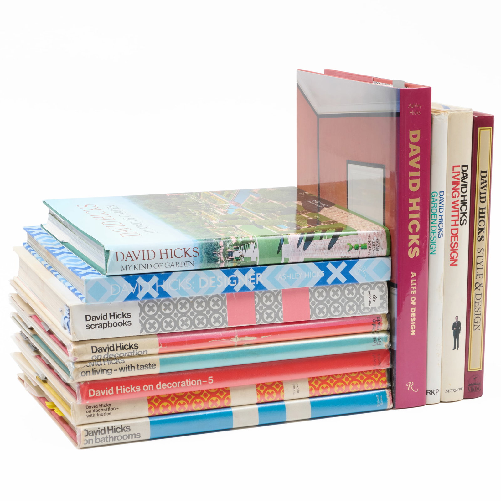 Group of Twelve Books Relating to David Hicks (1 of 4)