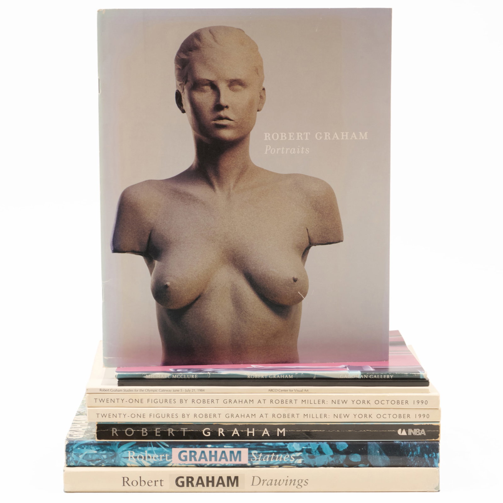 Group of Exhibition Catalogues and Books on Robert Graham (1 of 2)
