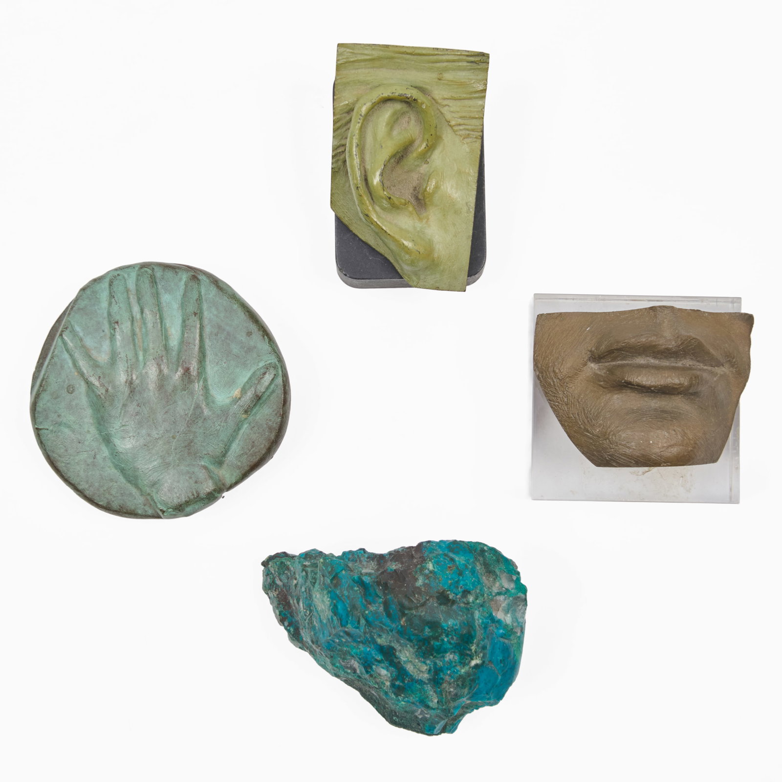 Robert Graham (1938-2008): Untitled (Hand); Untitled (Ear); and Untitled (Lips) (1 of 9)