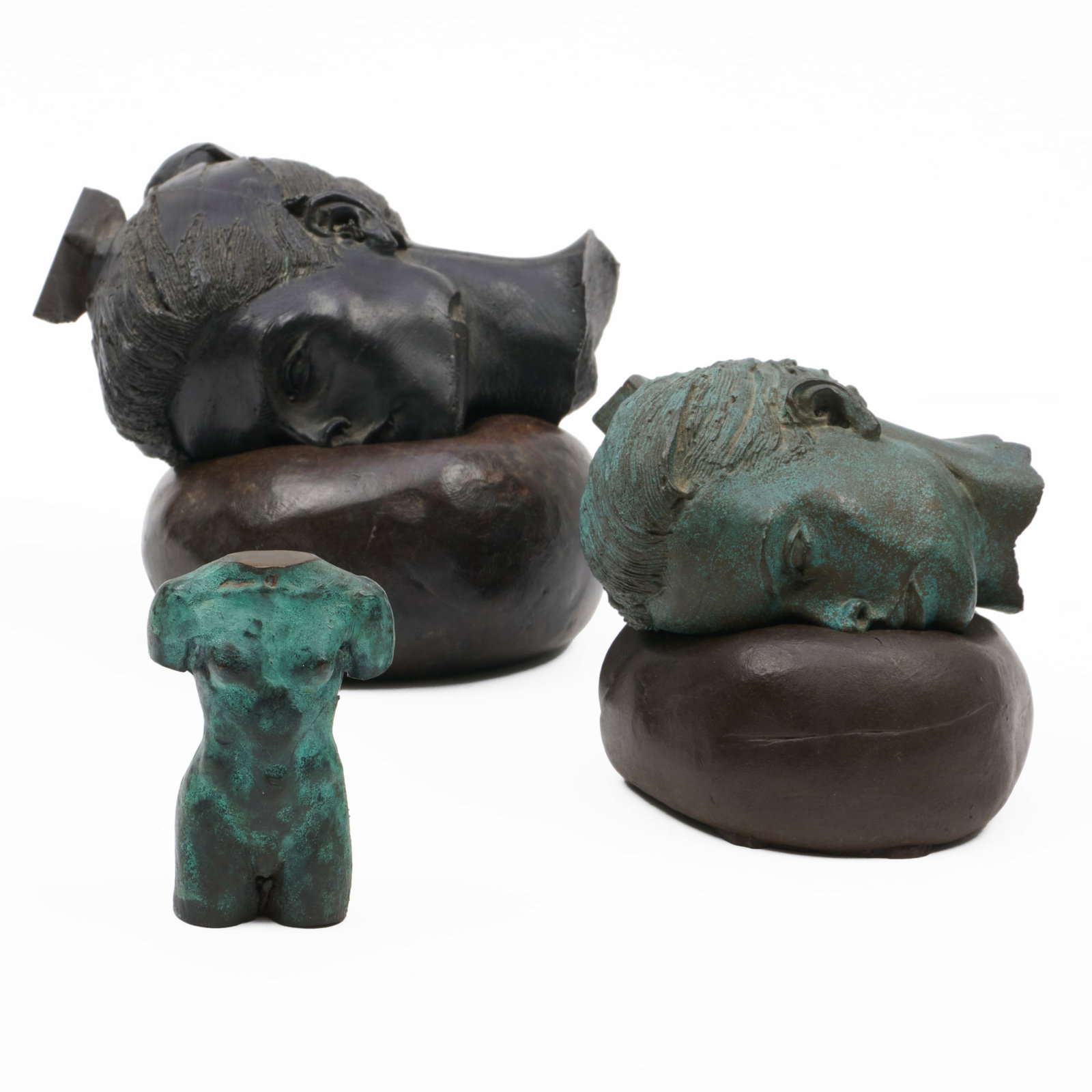 Robert Graham (1938-2008): Fragment Head; Fragment Head; and Torso (1 of 20)