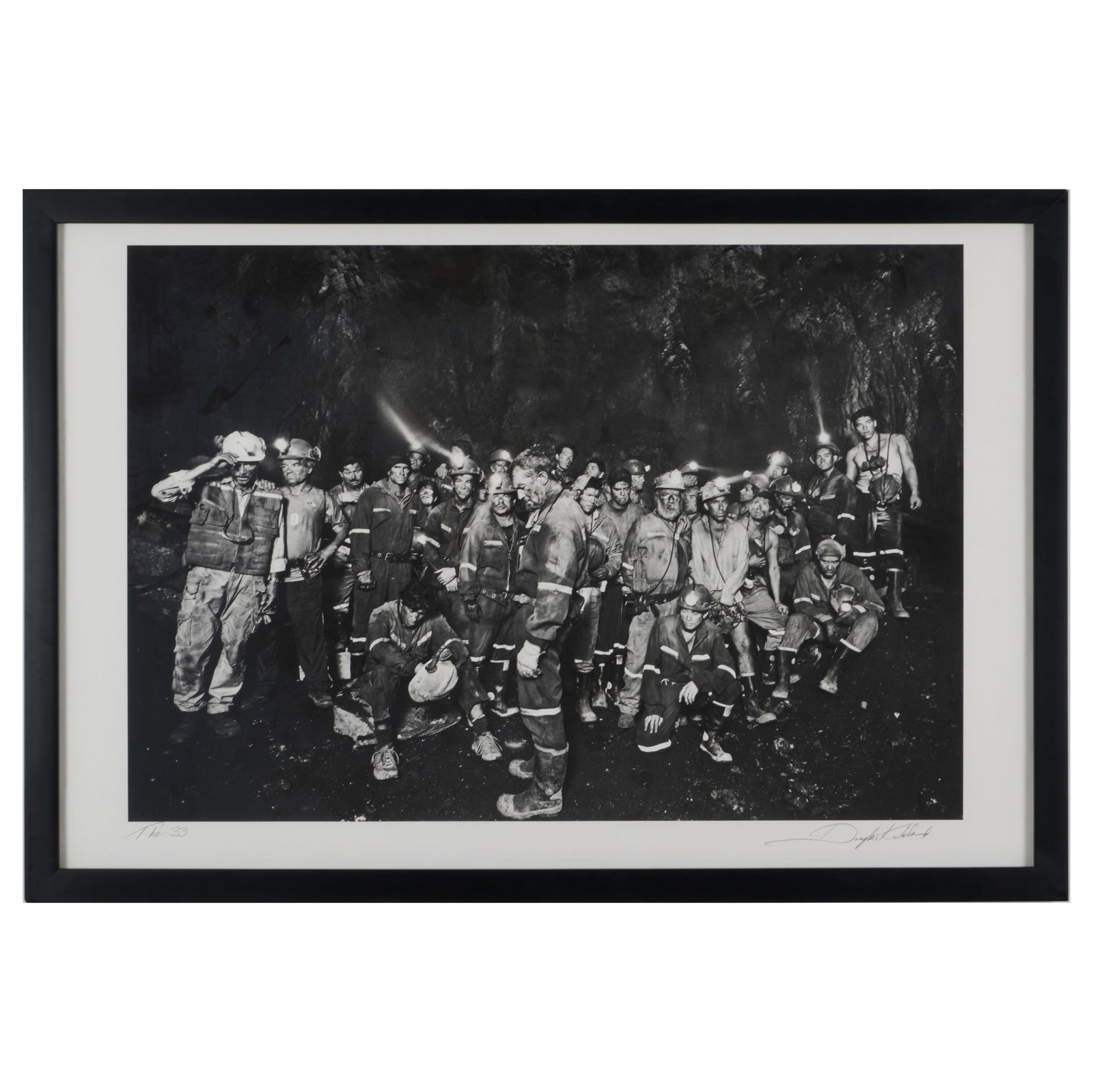 Douglas Kirkland (1935-2022): The 33; and The 33: Douglas Kirkland (1935-2022): The 33; and The 33 One black and white photograph and one color photograph, 2015, both signed and titled and with certificates of authenticity, signed and dated on the