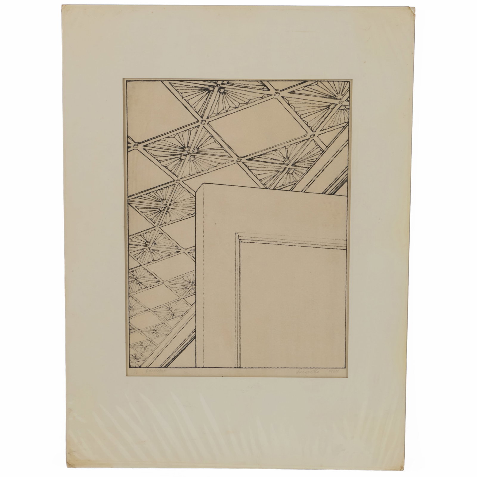 Yvonne Jacquette (1934-2023): Door and Tin Ceiling (1 of 3)