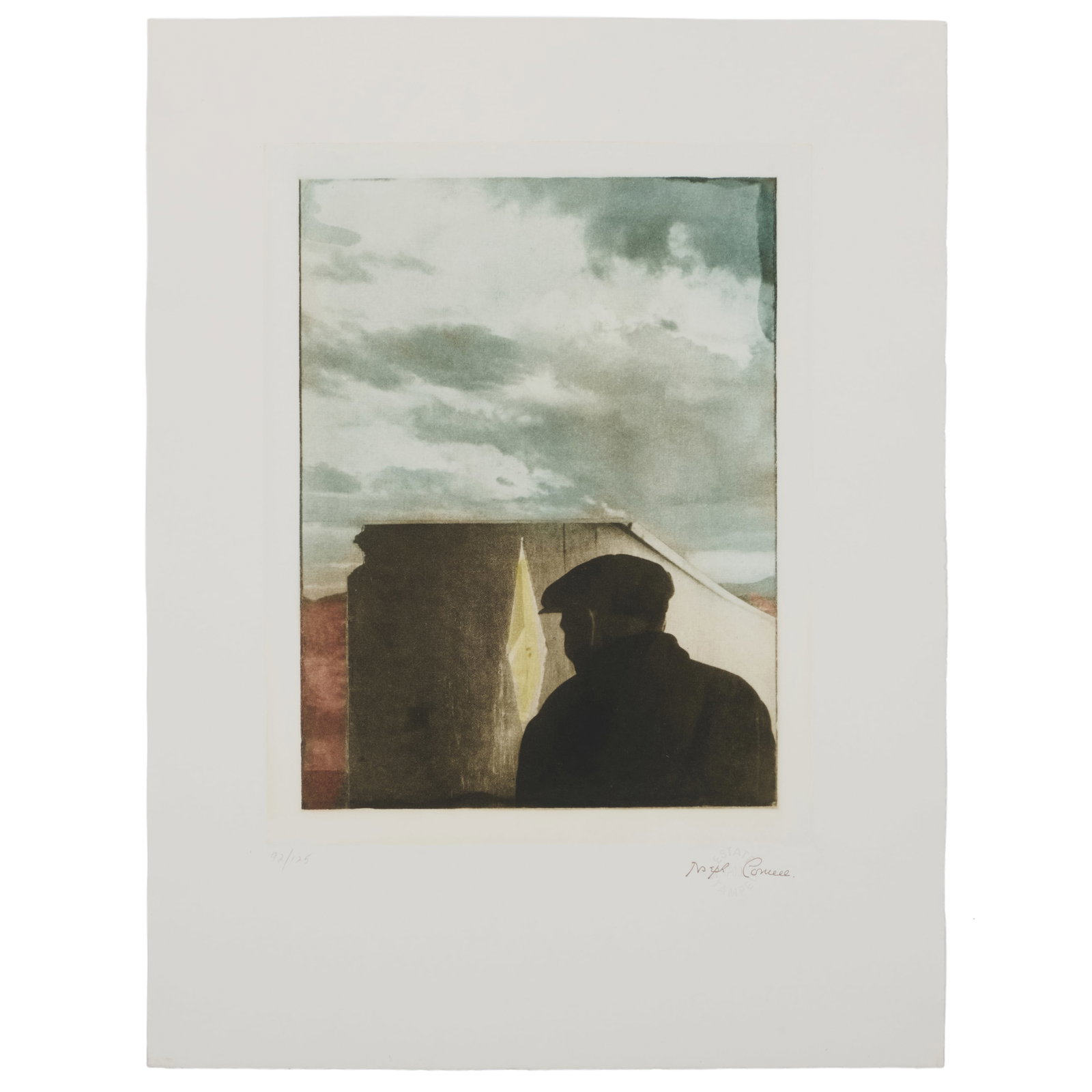 Joseph Cornell (1903-1972): Untitled (Landscape with Figure) (1 of 5)