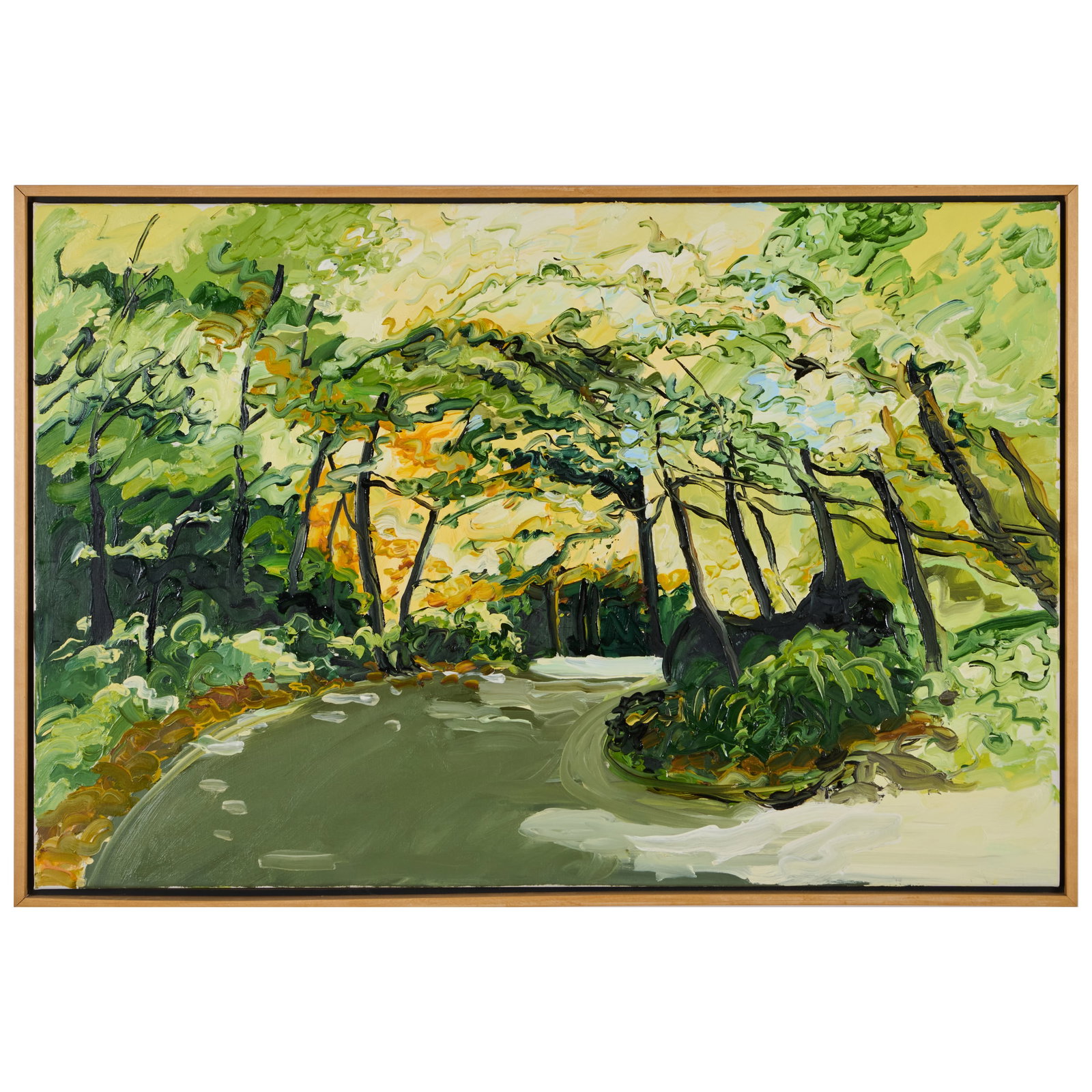 Barbara White: Smuggler's Notch, Vermont: Barbara White: Smuggler's Notch, Vermont Oil on canvas, 1995, signed 'B. White', titled and dated on the reverse, with label from Matthew Marks Gallery, NY and Katharina Rich Perlow Gallery, NY. 24 x
