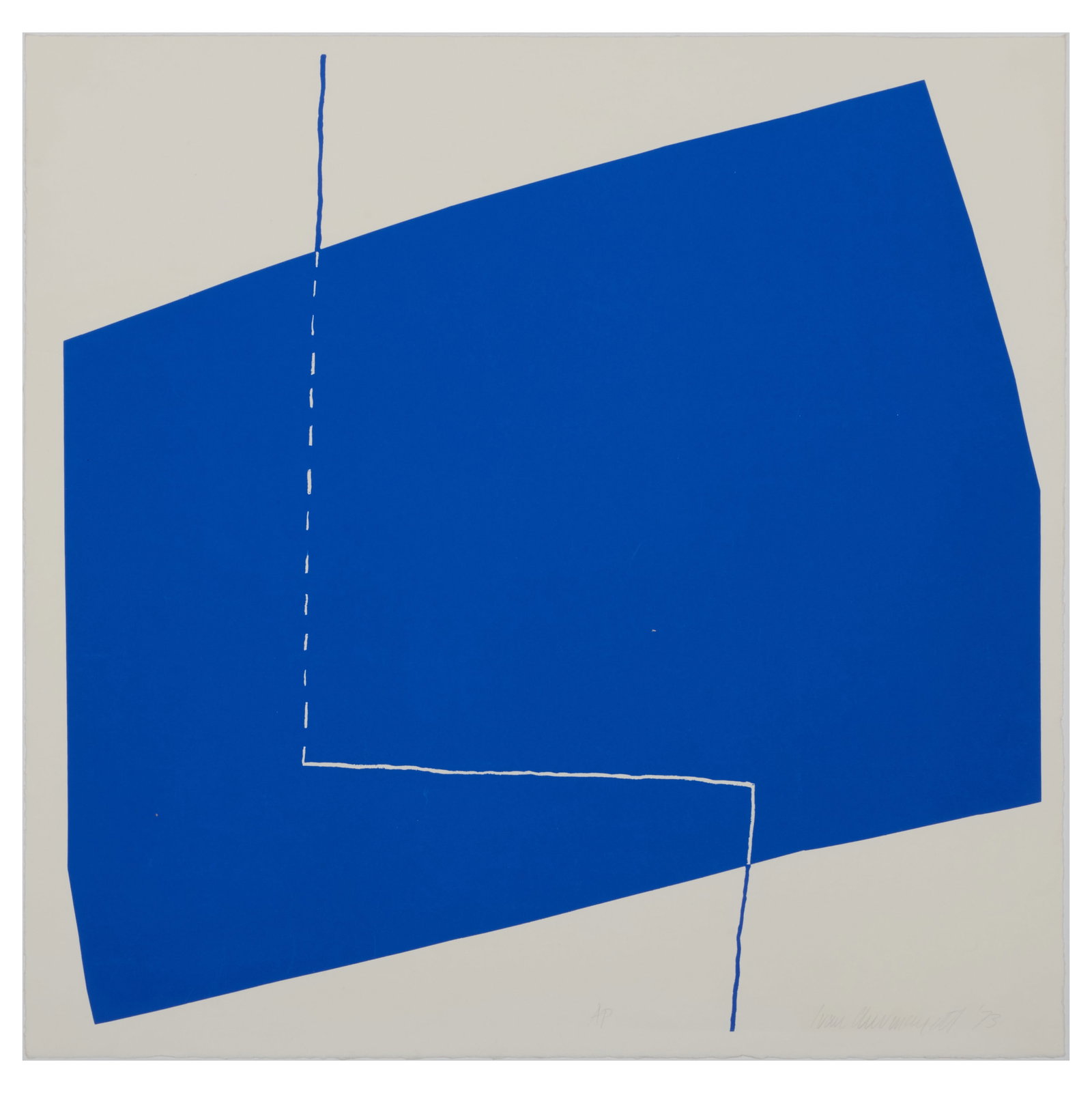 Ivan Chermayeff (1932-2017): Untitled (Blue); and Untitled (Black) (1 of 8)