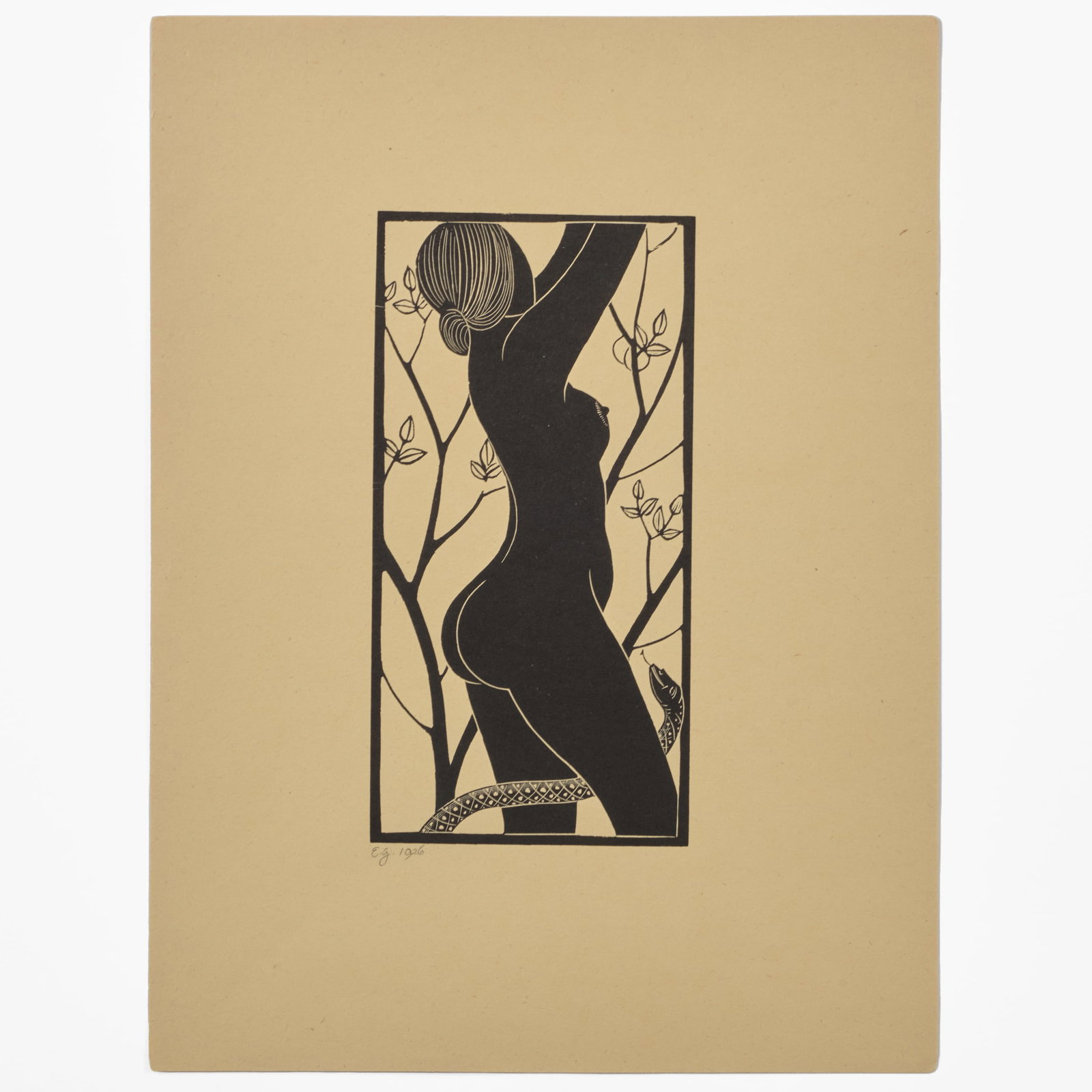 Eric Gill (1882-1940): Eve (1 of 3)