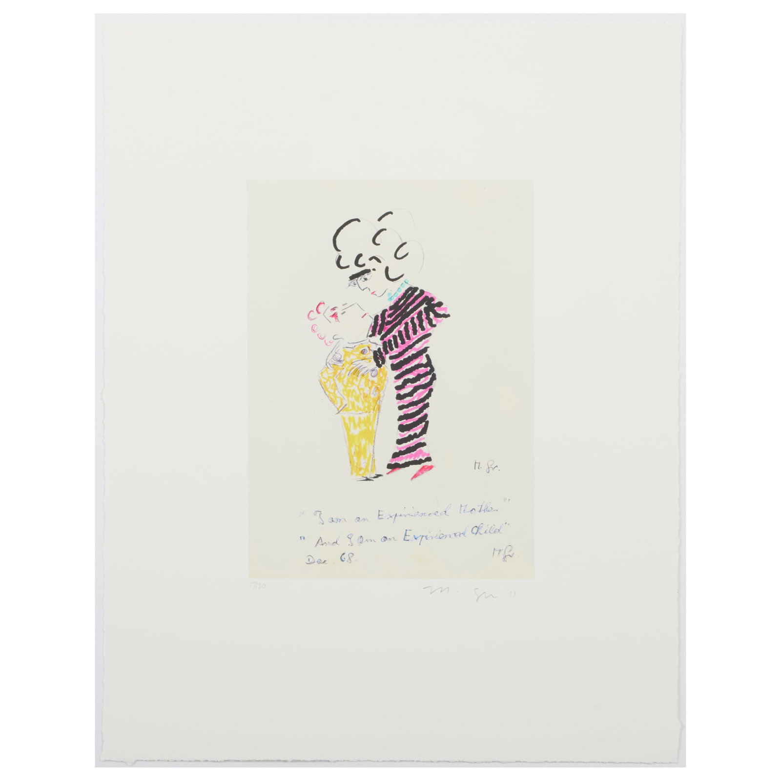 Mark Grotjahn (b. 1968): I Am an Experienced Mother and I Am an Experienced Child (1 of 4)
