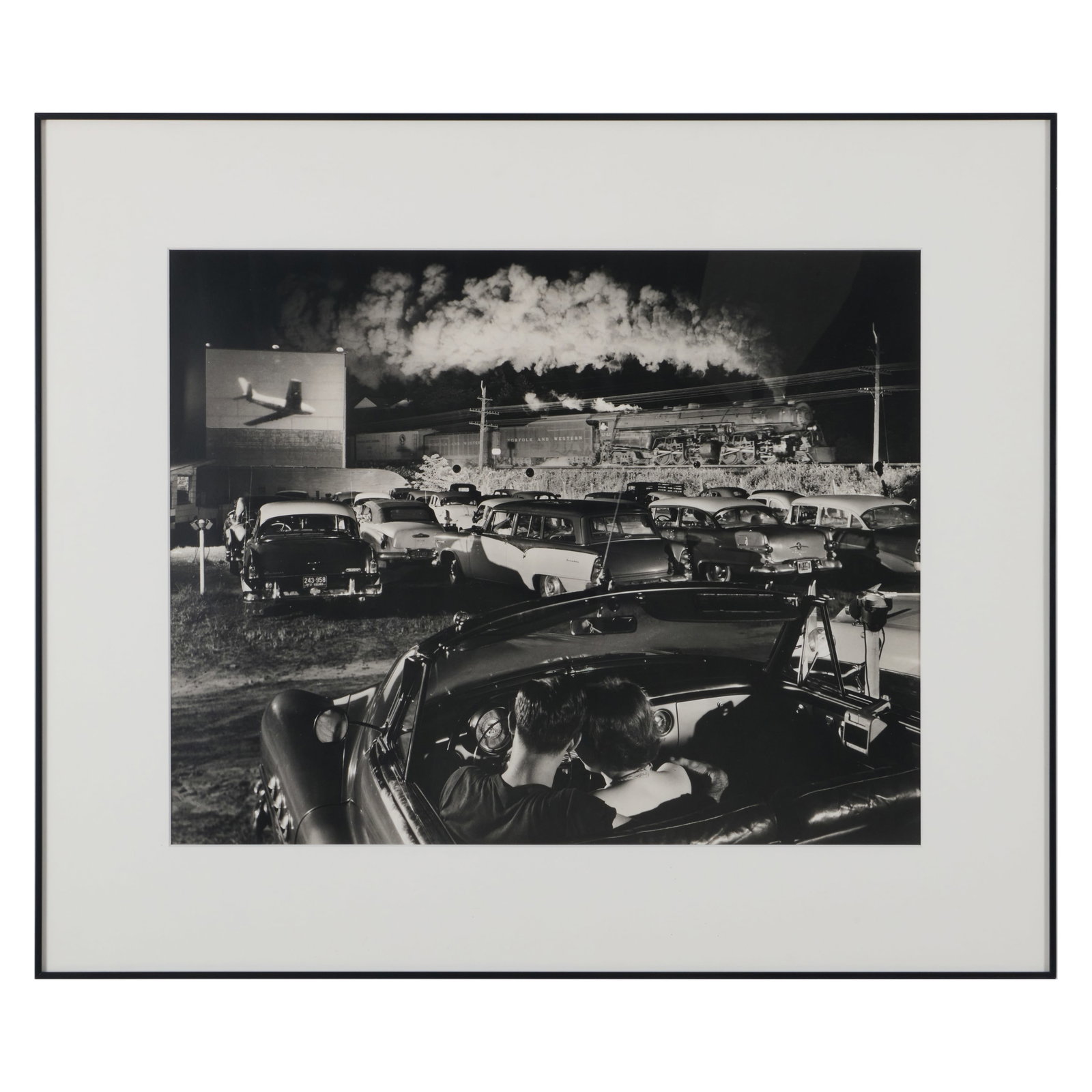 Ogel Winston Link (1914-2001): Hot Shot, East Bound, Laeger, West Virginia: Ogel Winston Link (1914-2001): Hot Shot, East Bound, Laeger, West Virginia Gelatin silver print, 1956, printed in 1987, signed and with the artist's copyright inkstamp on the reverse, with label from