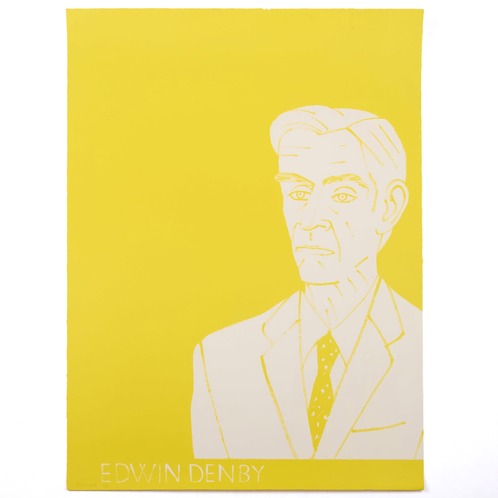 Alex Katz (b. 1927): Edwin Denby (1 of 6)