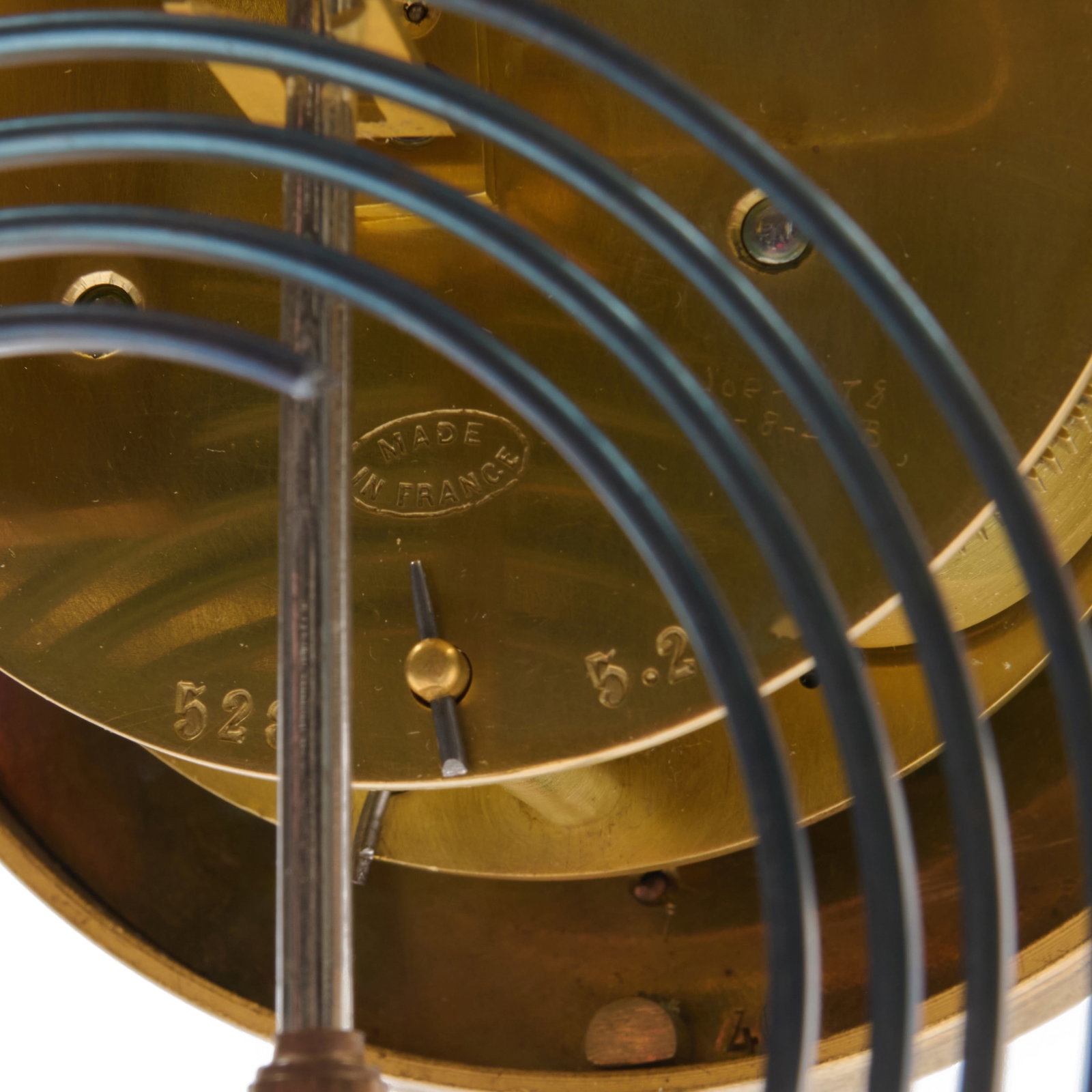 Modern Brass Table Clock - 8