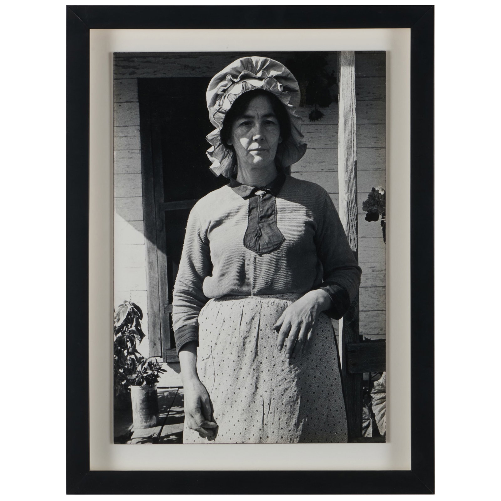 Arthur Rothstein (1915-1985): Mrs. Bailey Nicholson: Arthur Rothstein (1915-1985): Mrs. Bailey Nicholson Gelatin silver print, 1935. 13 1/2 x 9 1/2 in., 17 x 12 3/4 in. (frame). Courtesy of the Library of Congress, 1962.The Museum of Modern Art, New