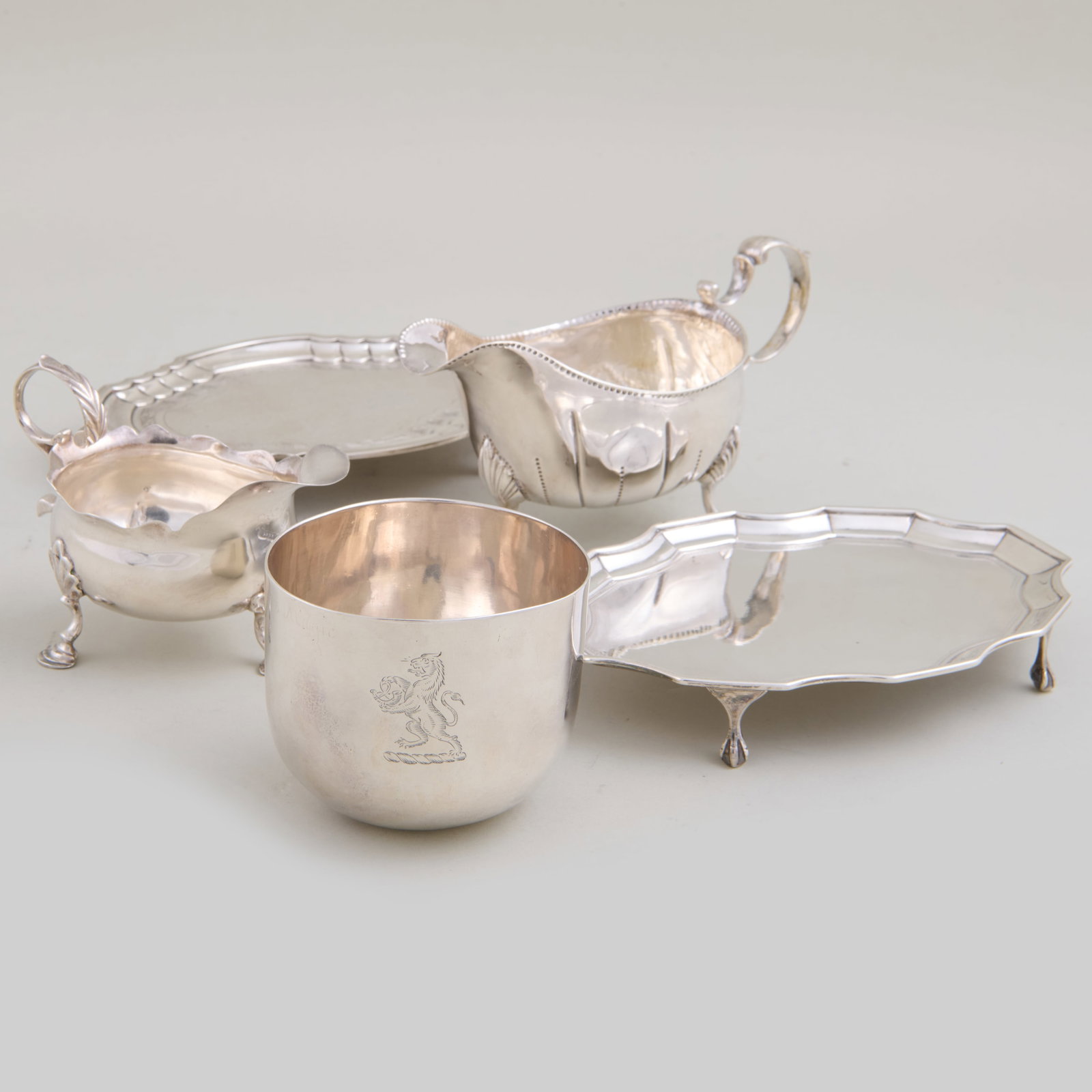 Group of English Silver Tableware (1 of 20)