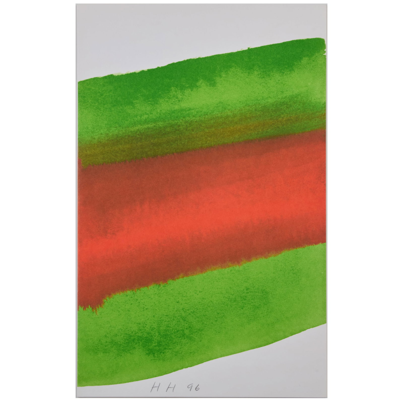 Howard Hodgkin (1932-2017): An Evening for the Mark Morris Dance Group, Menu from Chanterelle: Two: Howard Hodgkin (1932-2017): An Evening for the Mark Morris Dance Group, Menu from Chanterelle: Two Copies Two offset lithographs, 1996, both signed with initials and dated in pencil. Both 17 x 10 7/8 