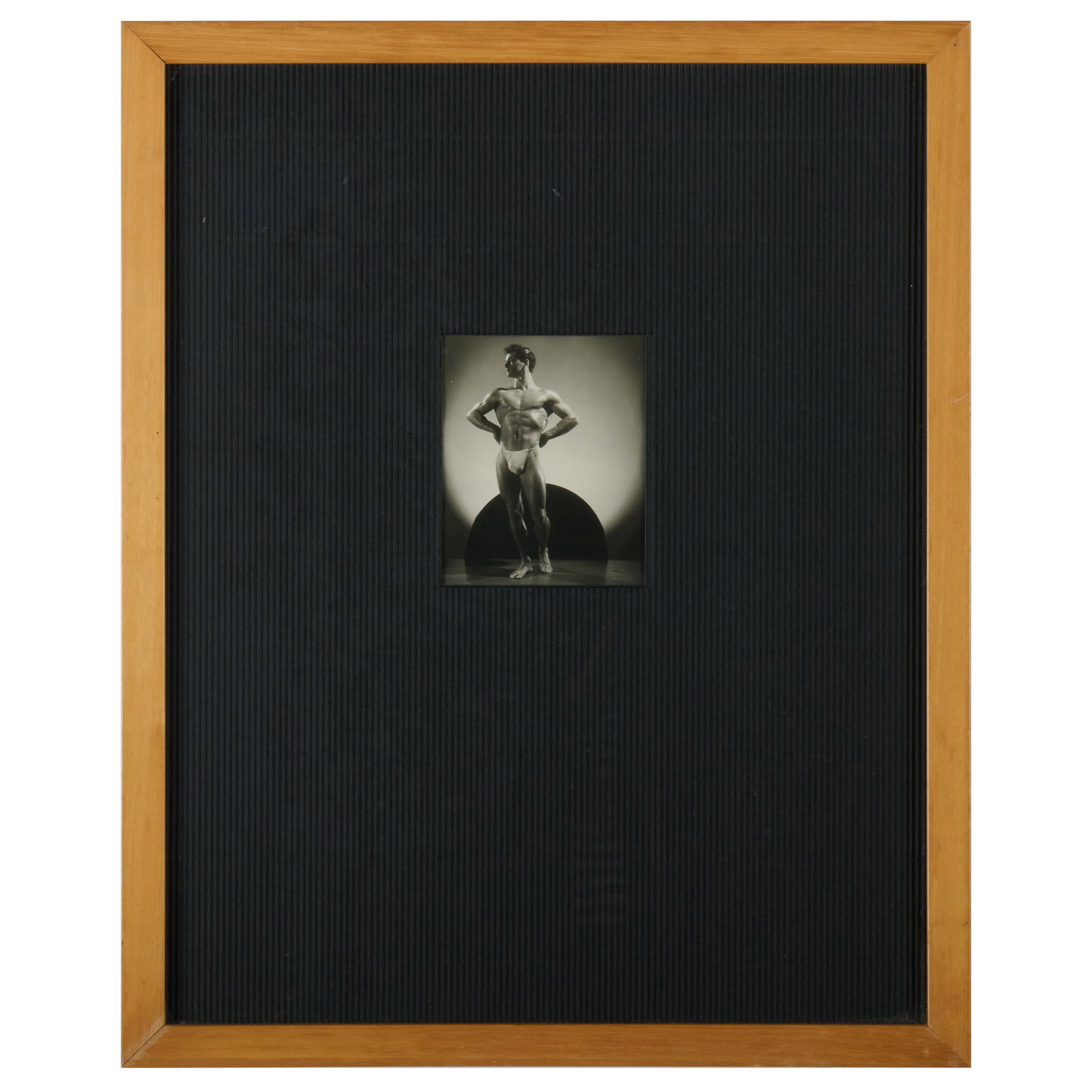 Bruce of Los Angeles (1909-1974): Bodybuilder: Bruce of Los Angeles (1909-1974): Bodybuilder Gelatin silver print, unsigned. 4 3/8 x 3 1/2 in. (sight), 18 3/8 x 14 5/8 in. (frame).