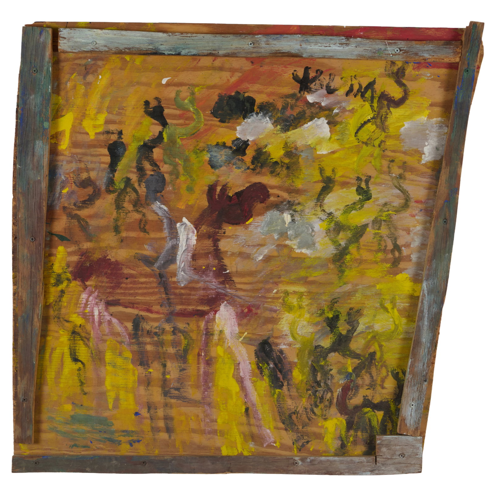 Attributed to Purvis Young (1943-2010): Untitled (1 of 3)