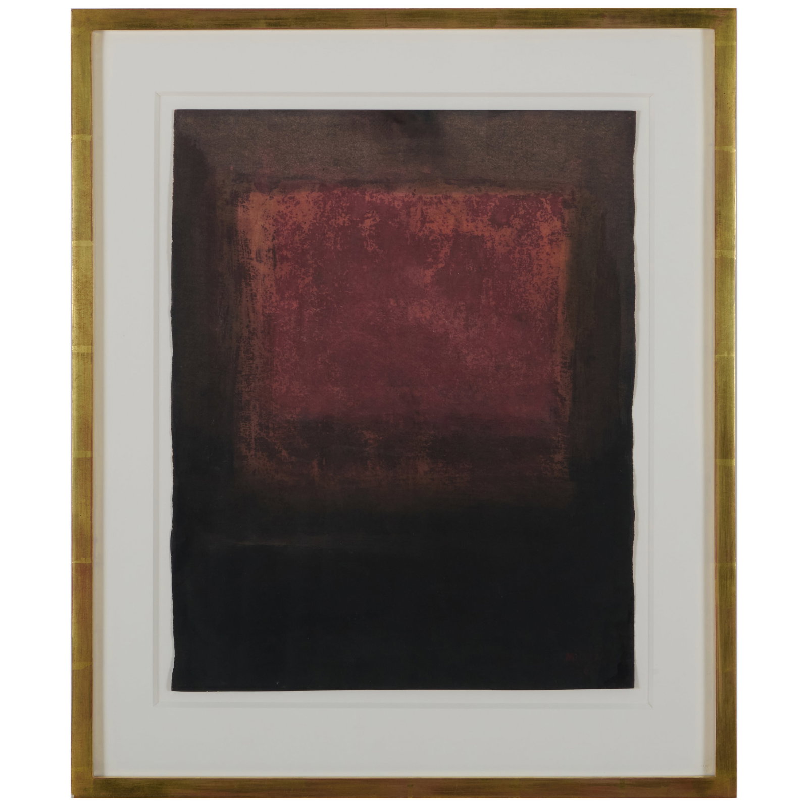 Raul Milian (1914-1984): Untitled: Raul Milian (1914-1984): Untitled Mixed media on paper, 1961, signed 'Milian' and dated lower right. 17 1/4 x 13 3/4 in. (sheet), 23 1/2 x 19 3/4 in. (frame). Collection of Percival Paul Steinhart, II