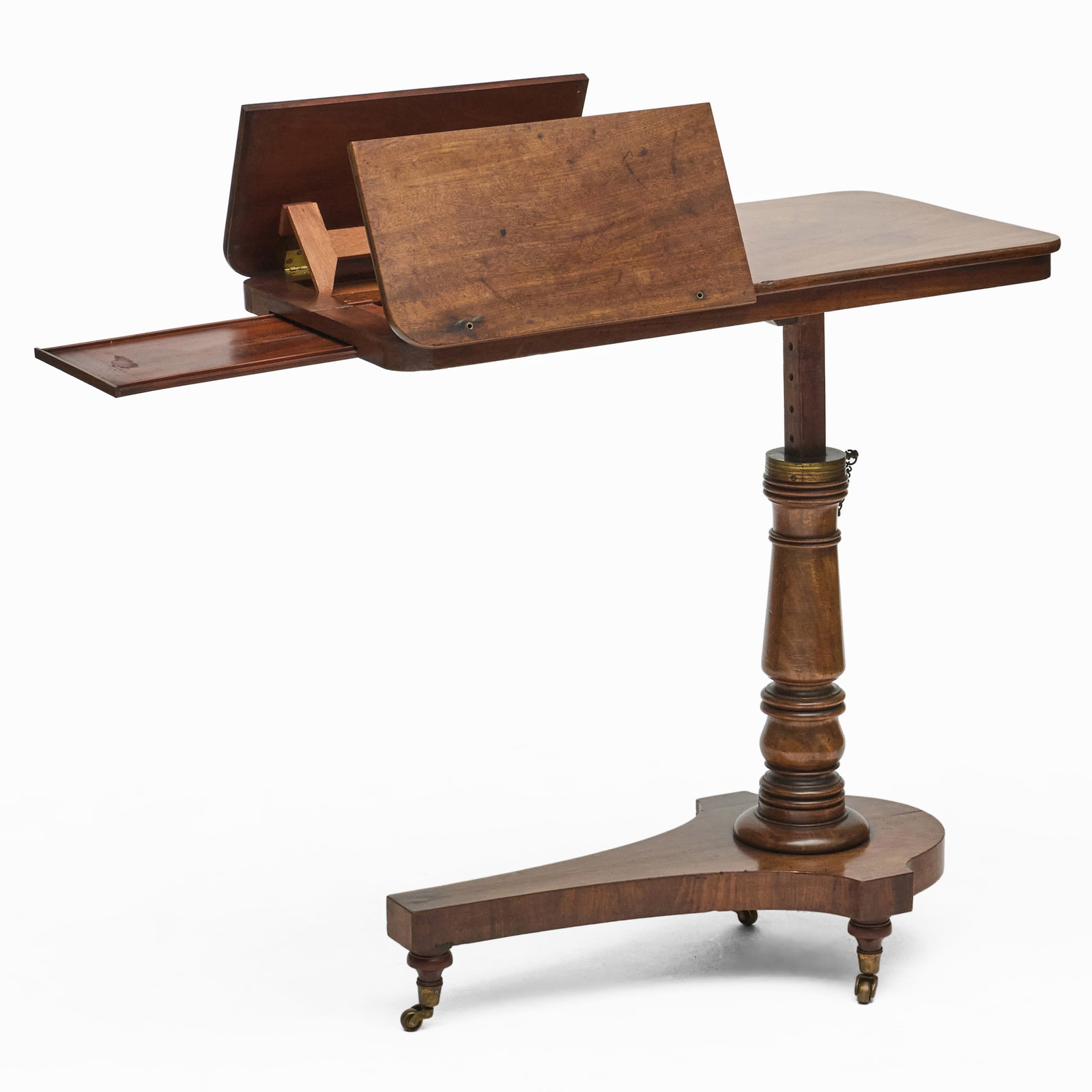 Regency Mahogany Retractable Reading Table - 3