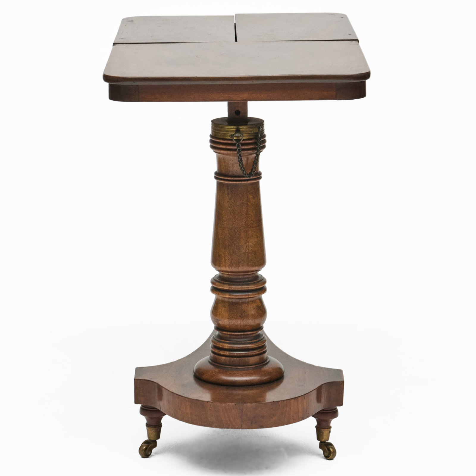Regency Mahogany Retractable Reading Table - 6