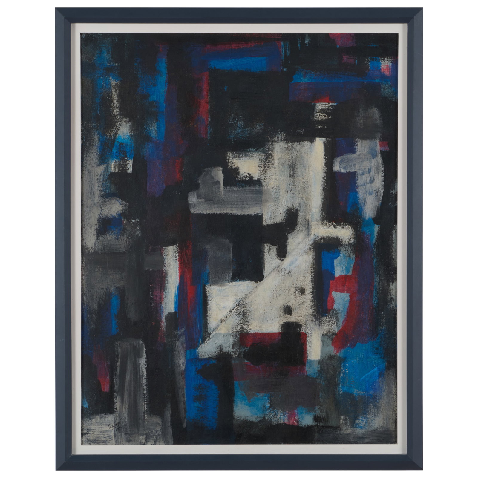 Guido Llinas (1923-2005): Landscape: Oil on canvas mounted on board, 1962, signed 'G. Llinas' and dated lower left. 26 1/4 x 20 in., 29 1/2 x 23 1/2 in. (frame).