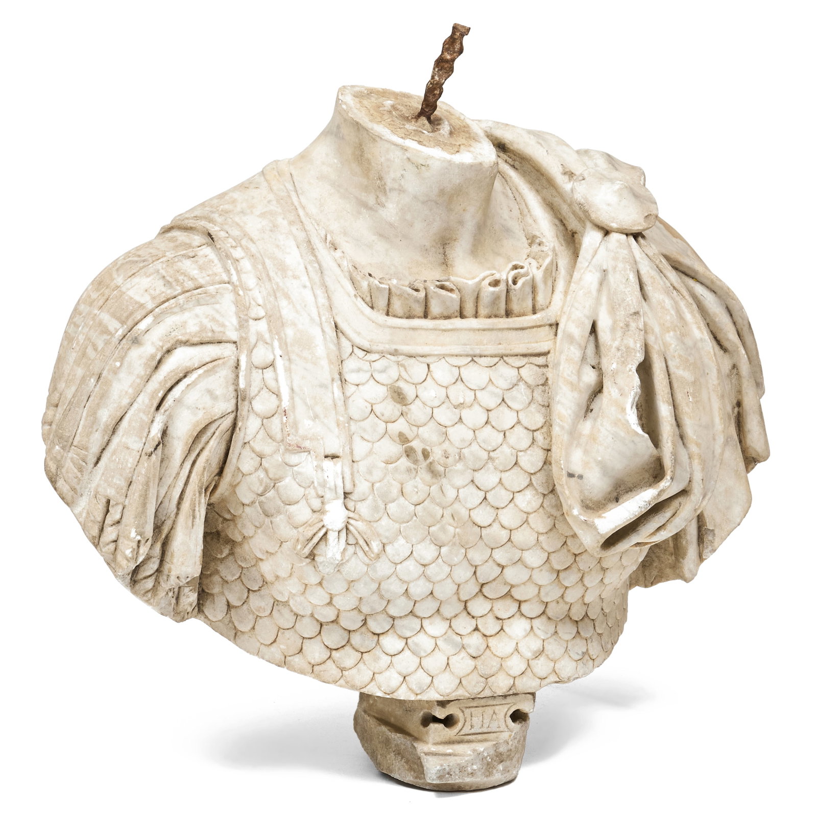 Fragmentary Marble Bust of a Roman Soldier (1 of 7)
