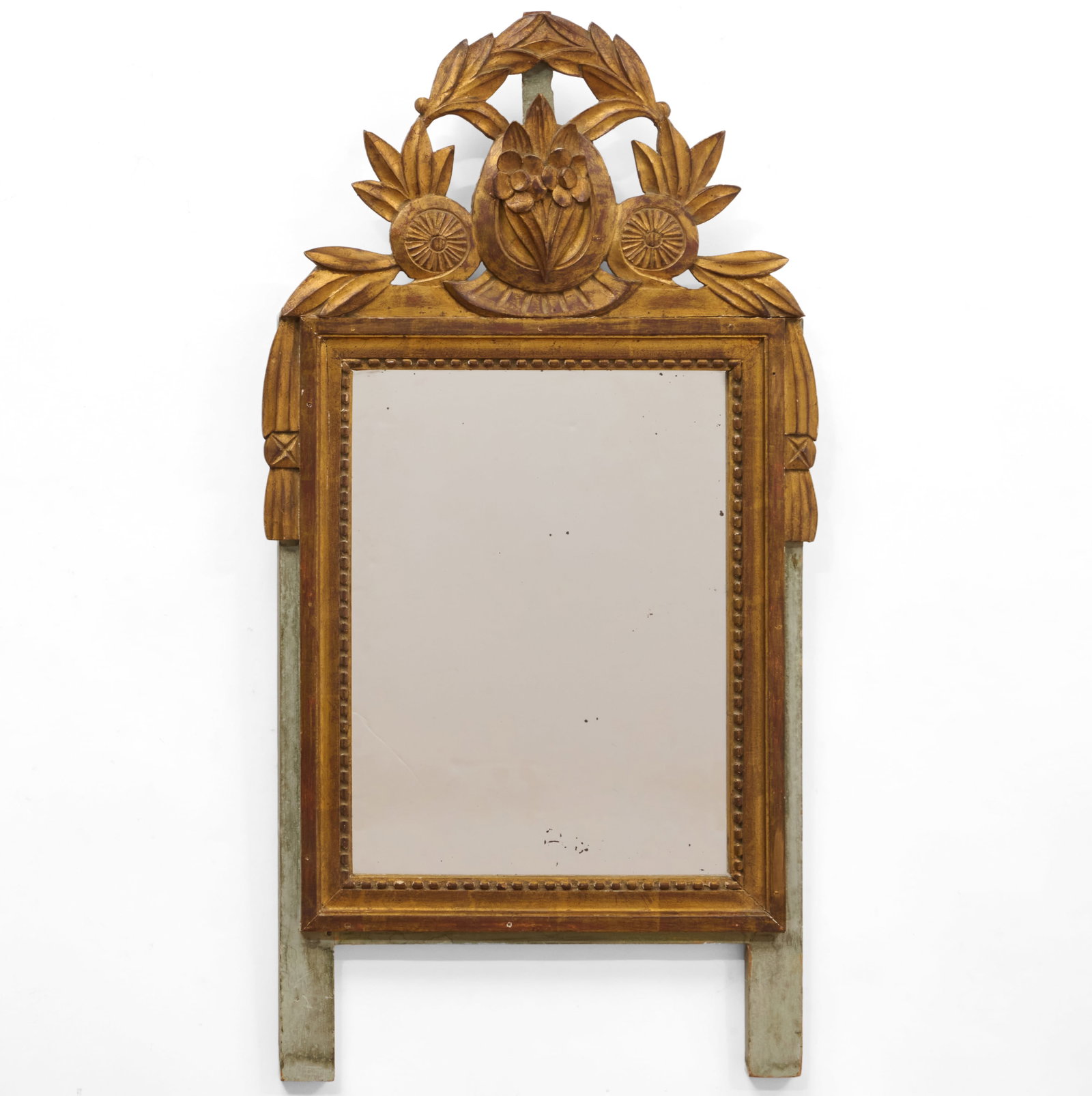 Small Louis XVI Style Giltwood Mirror (1 of 4)