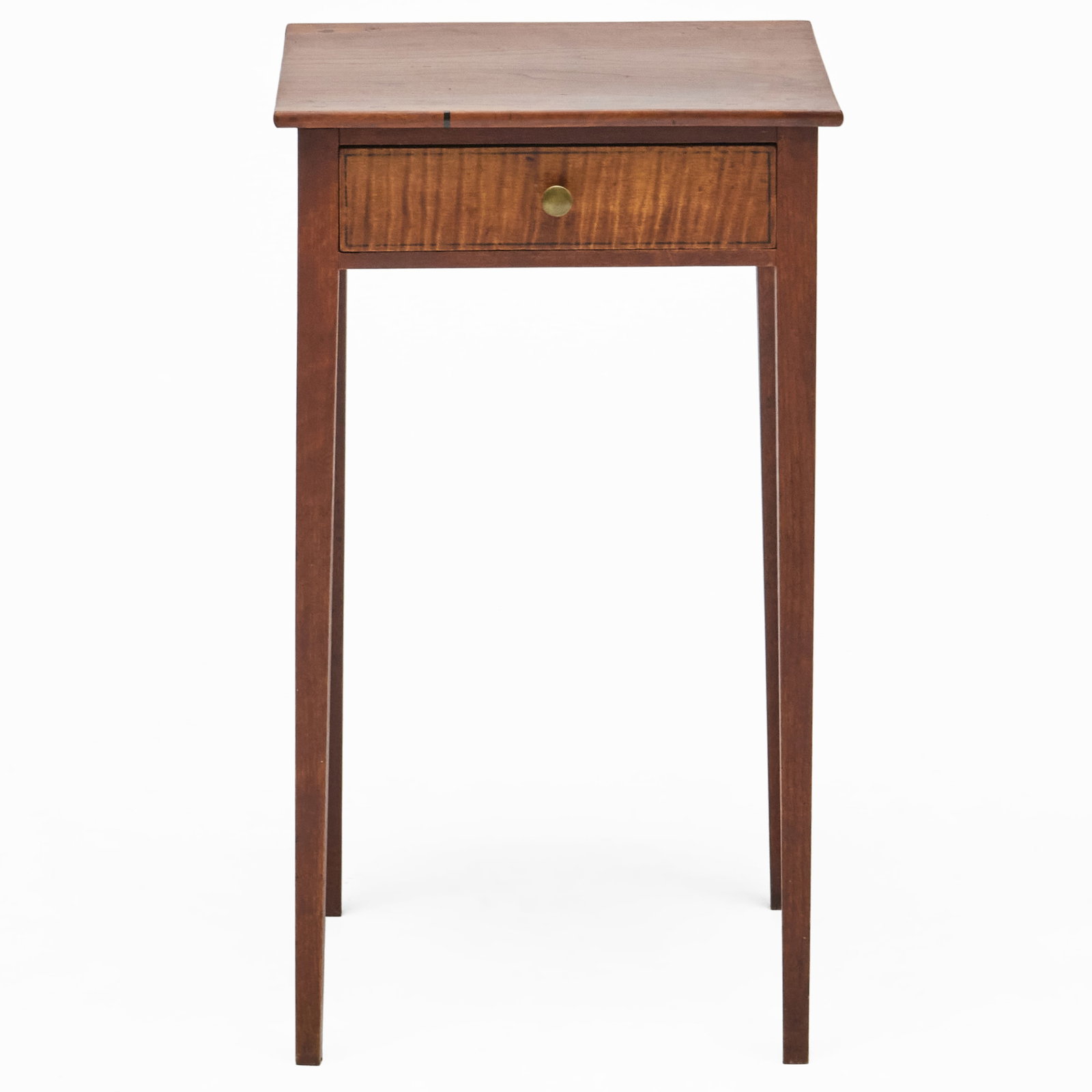Federal Tiger Maple Side Table - 2