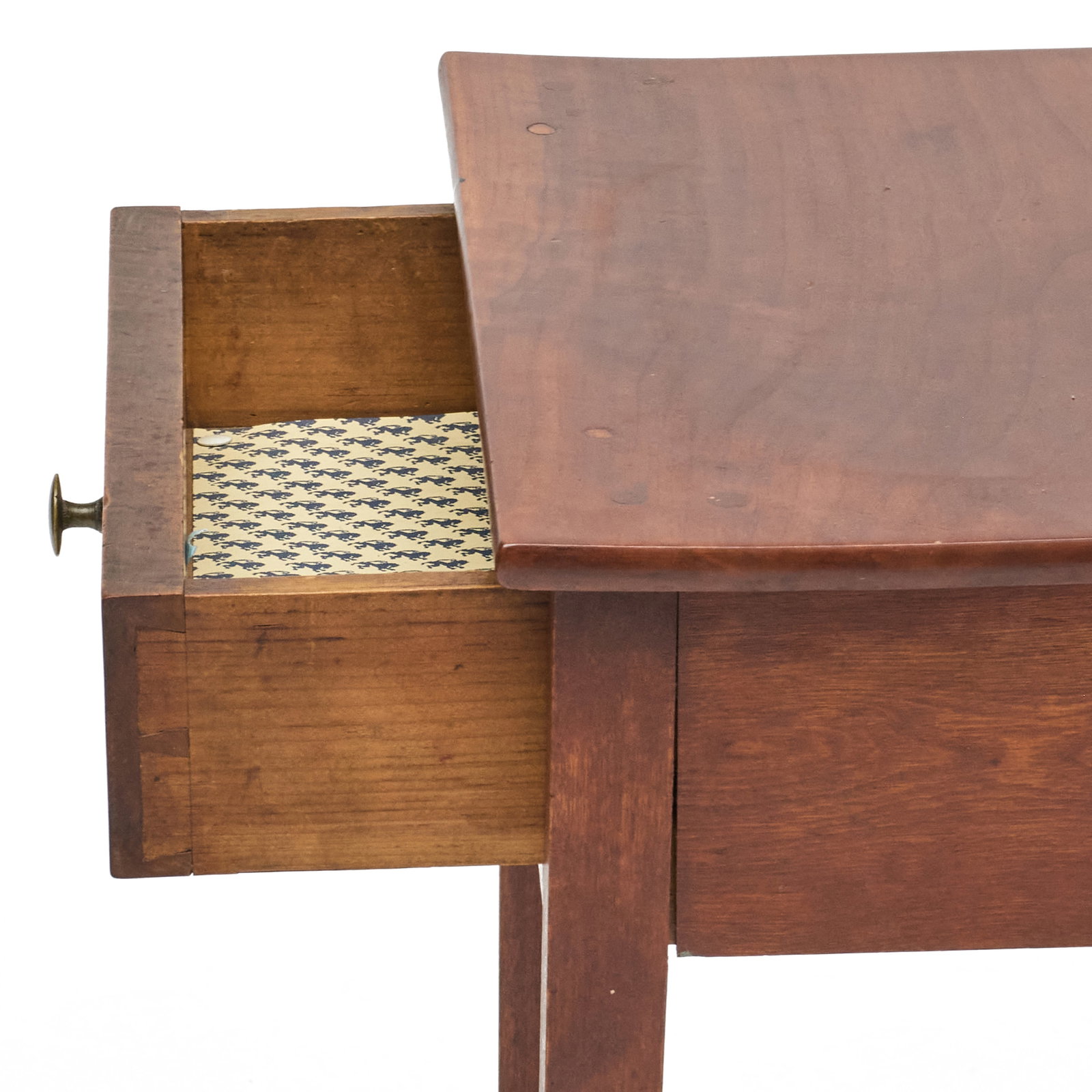 Federal Tiger Maple Side Table - 4