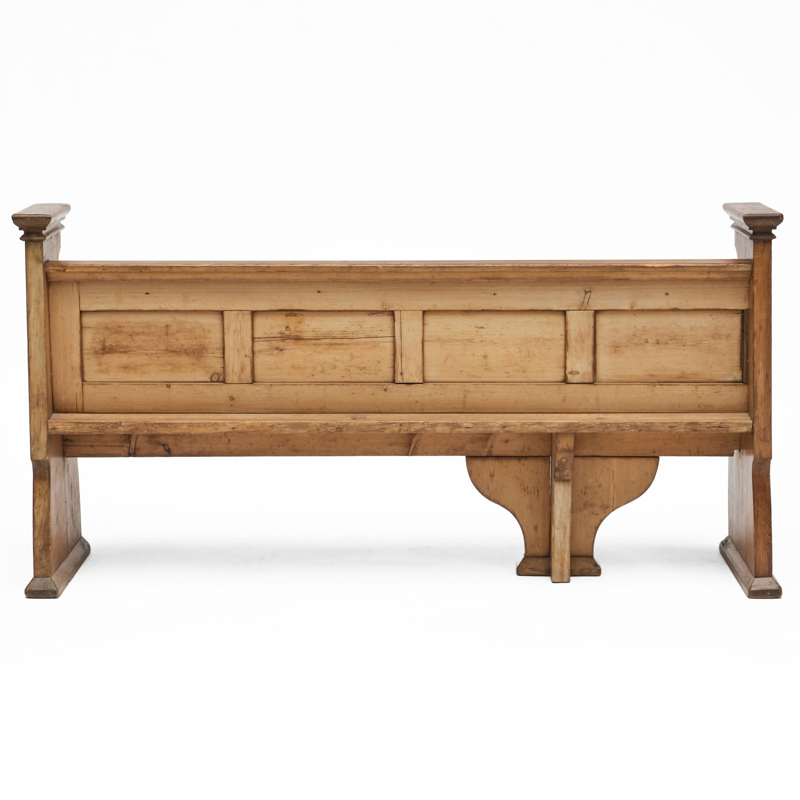 Rustic Pine Hall Bench - 4
