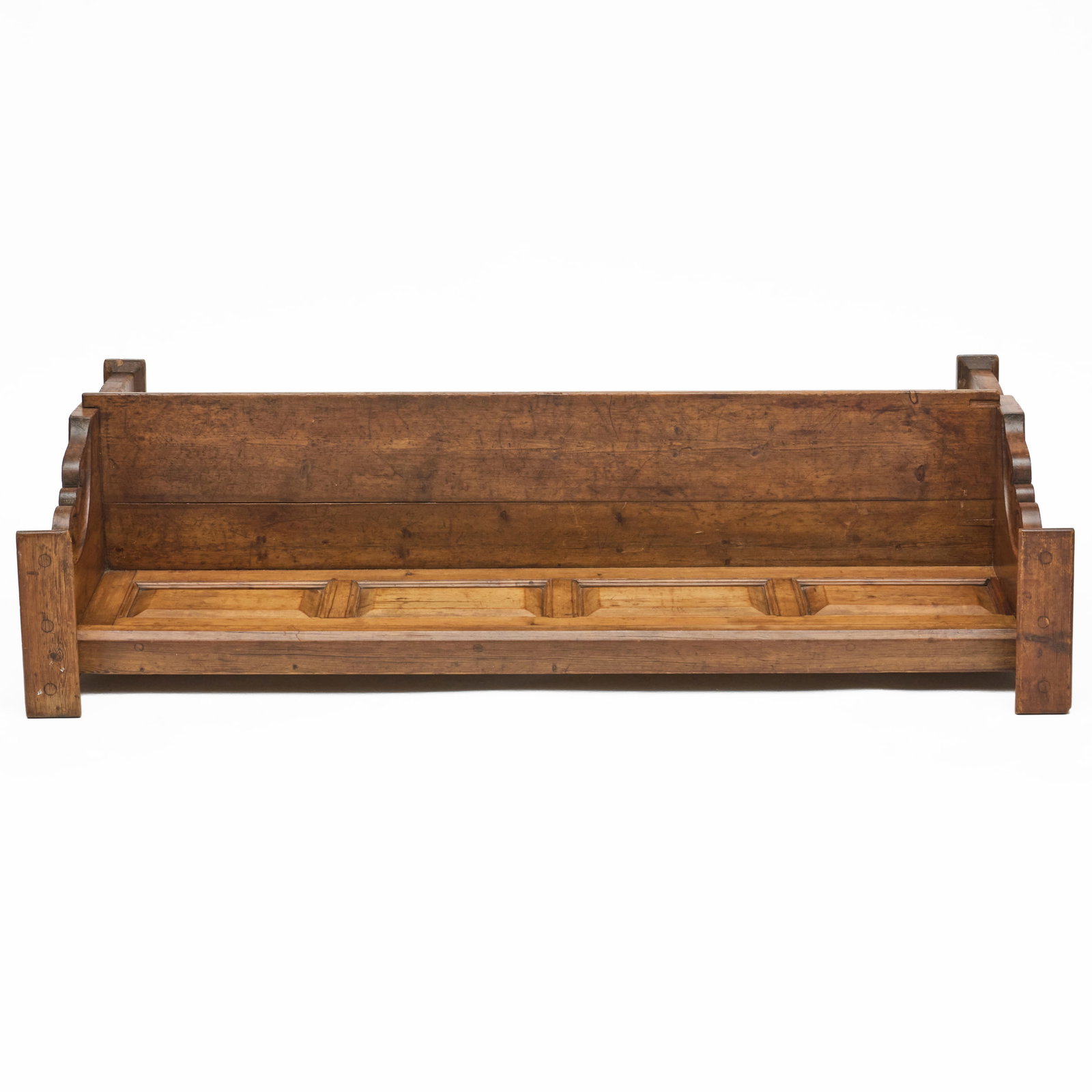 Rustic Pine Hall Bench - 6