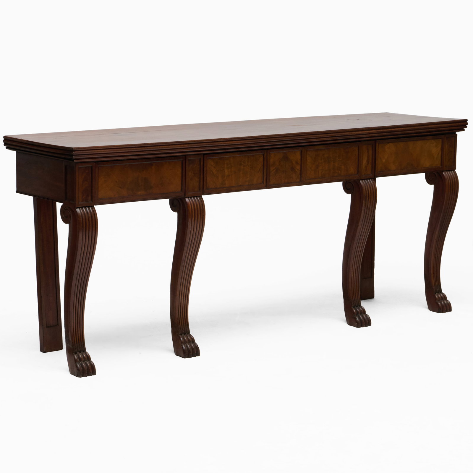Large Regency Mahogany and Pine Console Table (1 of 9)
