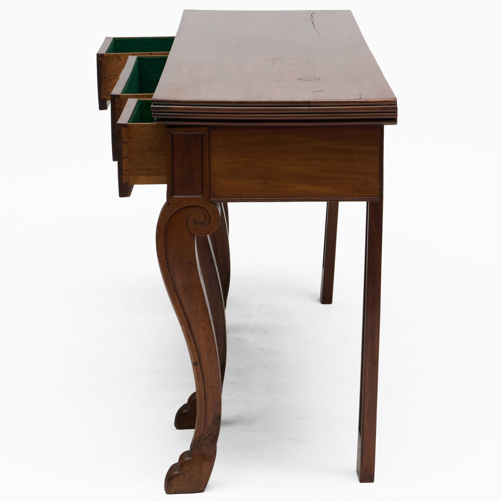Large Regency Mahogany and Pine Console Table - 3